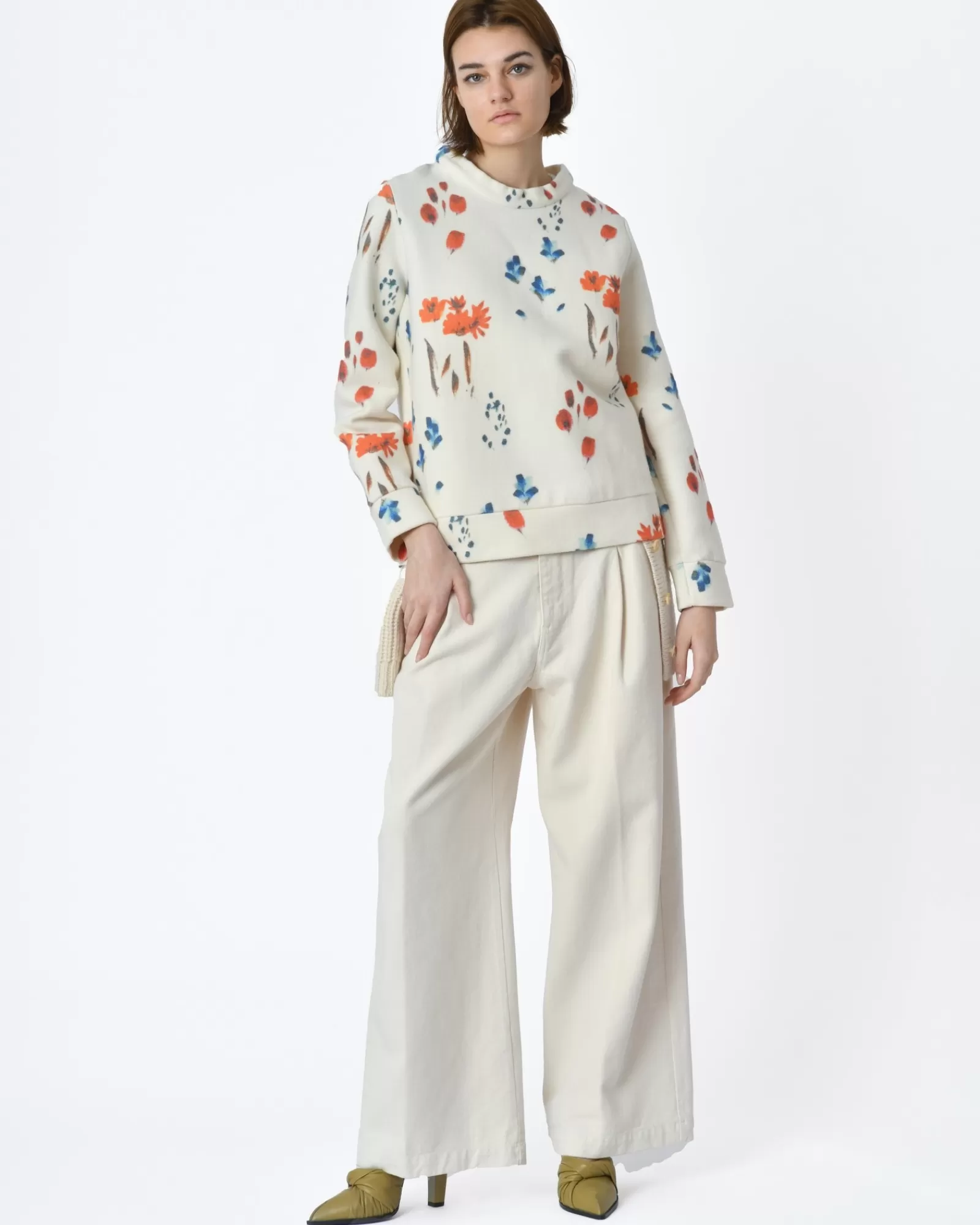 La Piscine Paris Pantalon denim blanc écru True Nyc Ecru Hot