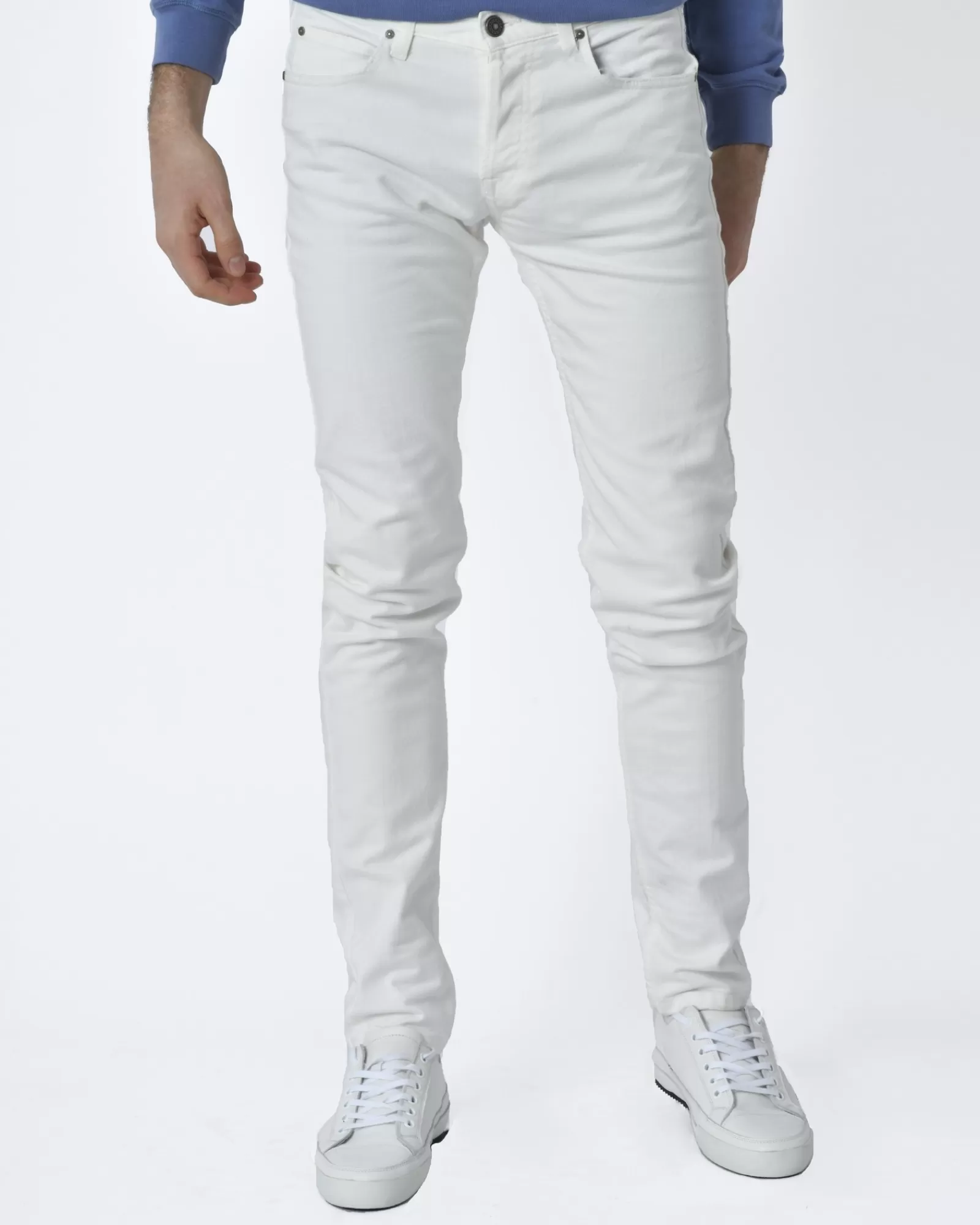 La Piscine Paris Pantalon denim Eleventy Blanc Hot