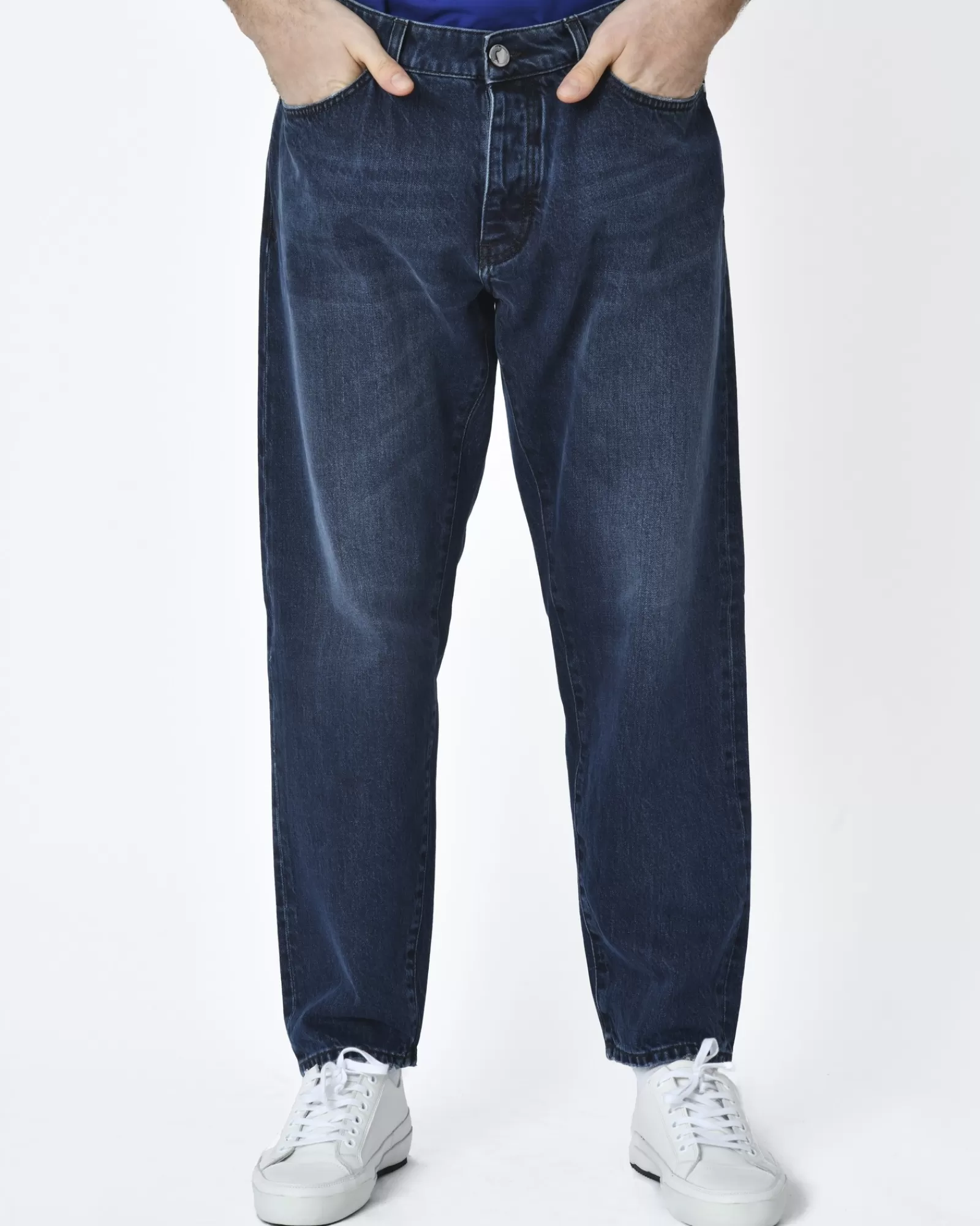 La Piscine Paris Pantalon denim foncé Michael Coal Bleu Discount