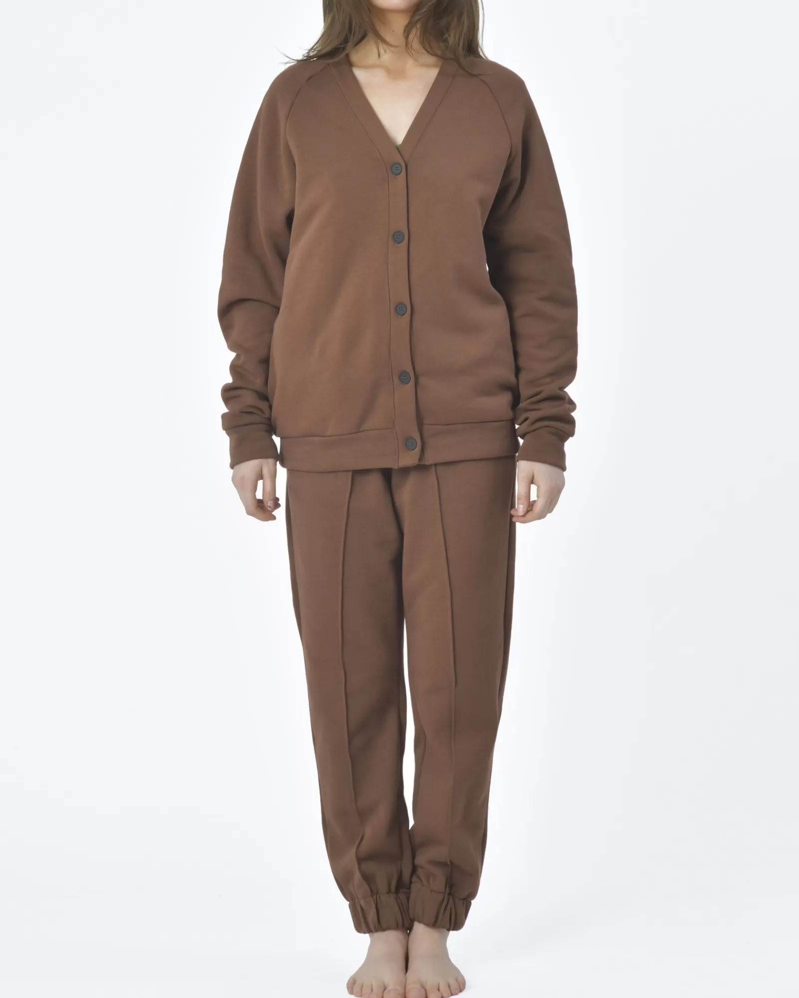La Piscine Paris Pantalon d'ensemble Tela Marron Discount