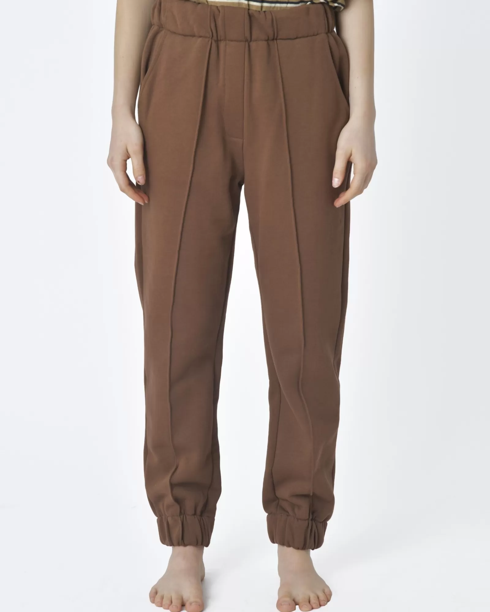 La Piscine Paris Pantalon d'ensemble Tela Marron Discount