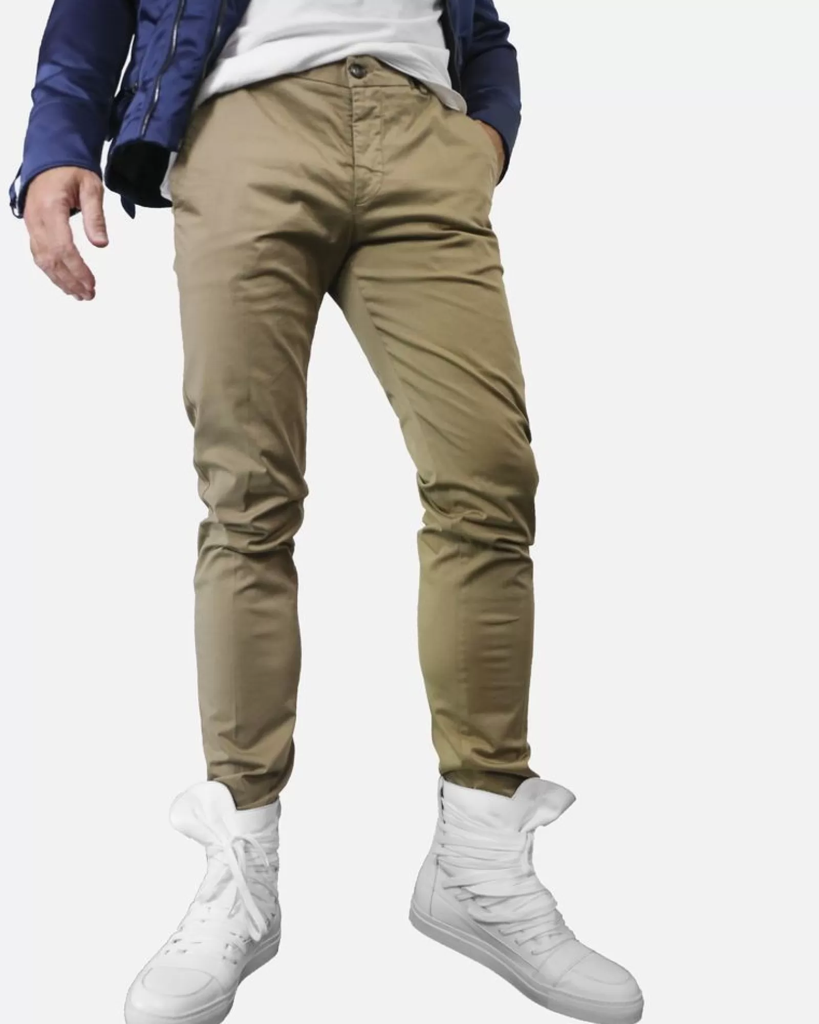 La Piscine Paris Pantalon droit Low Brand Beige Store