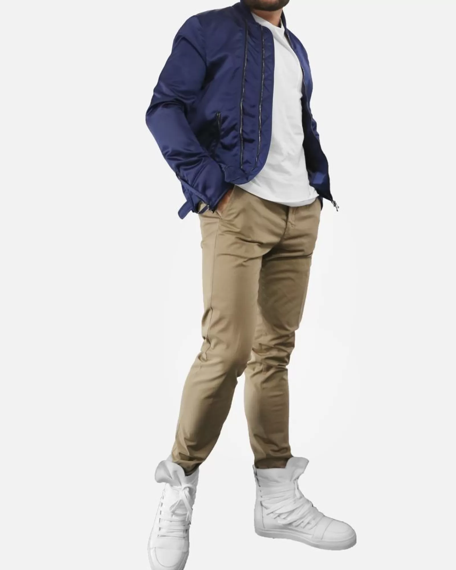 La Piscine Paris Pantalon droit Low Brand Beige Store
