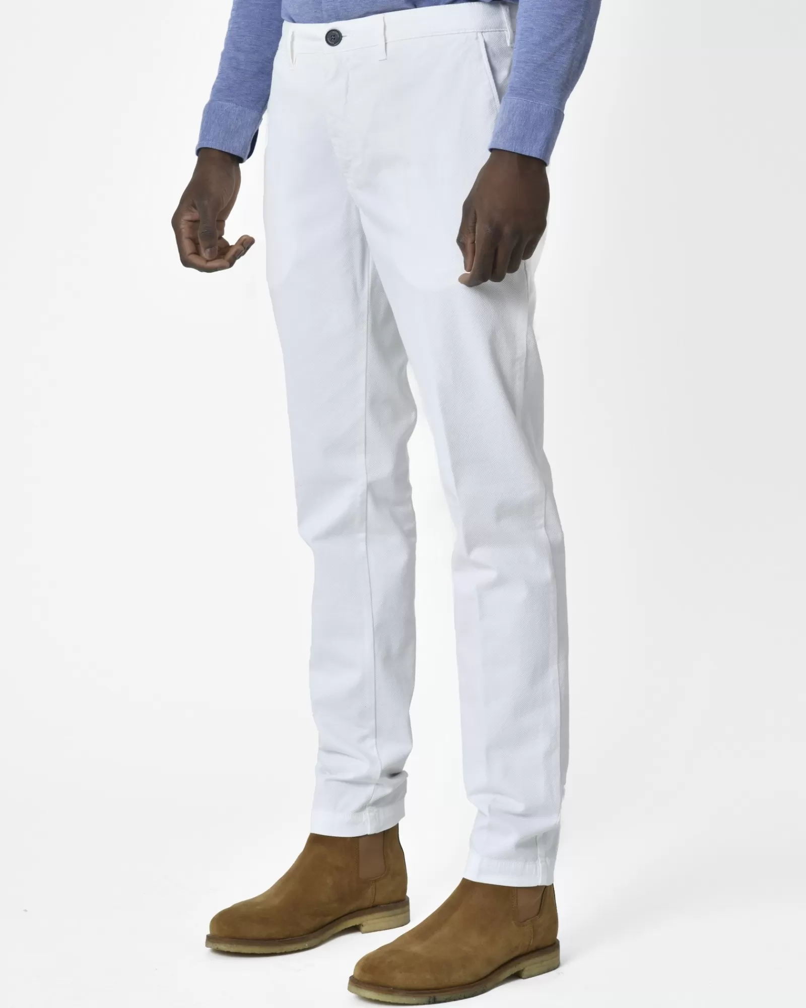 La Piscine Paris Pantalon droit Rodrigo Blanc Sale