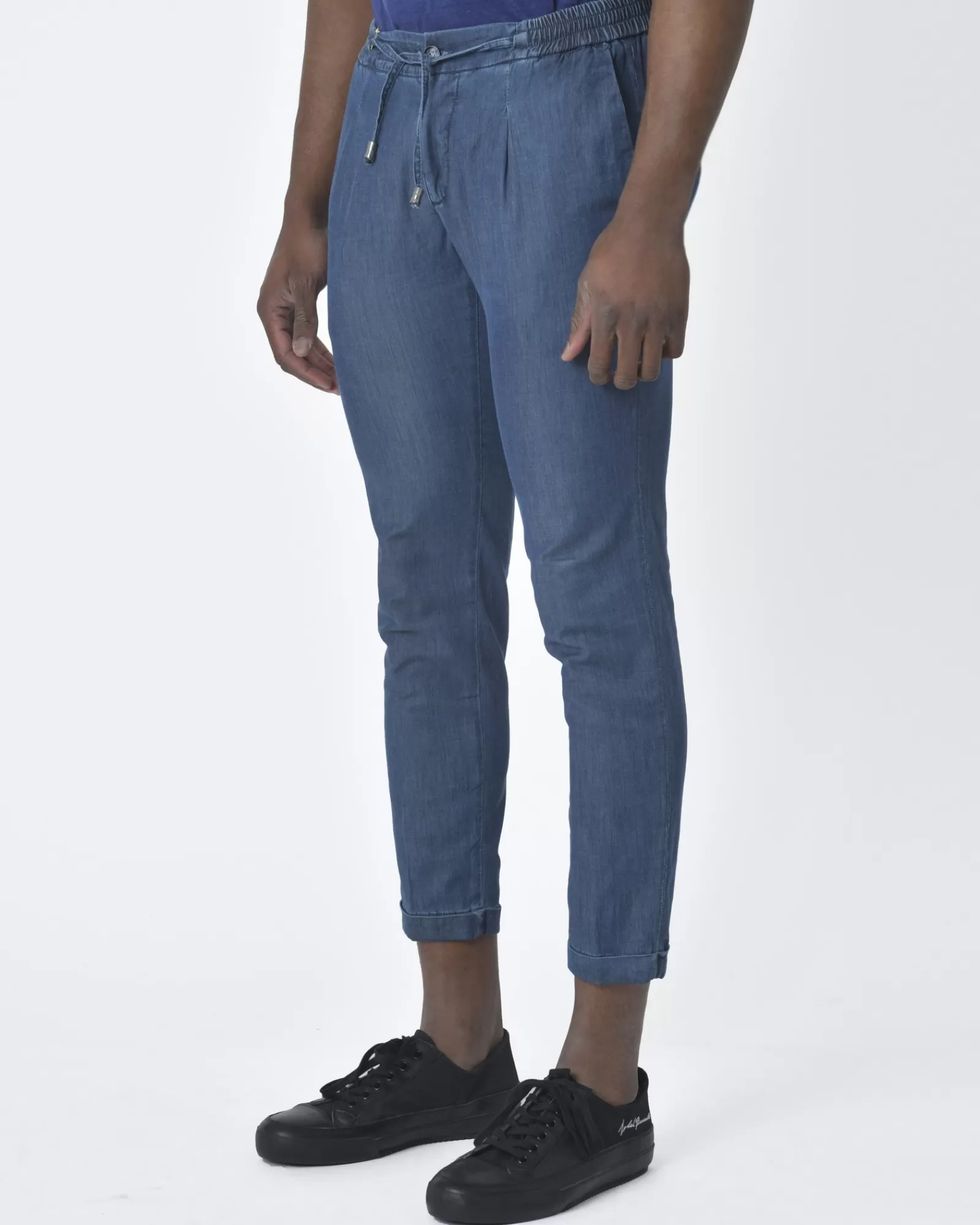 La Piscine Paris Pantalon effet jean Martin Zelo Bleu Clearance