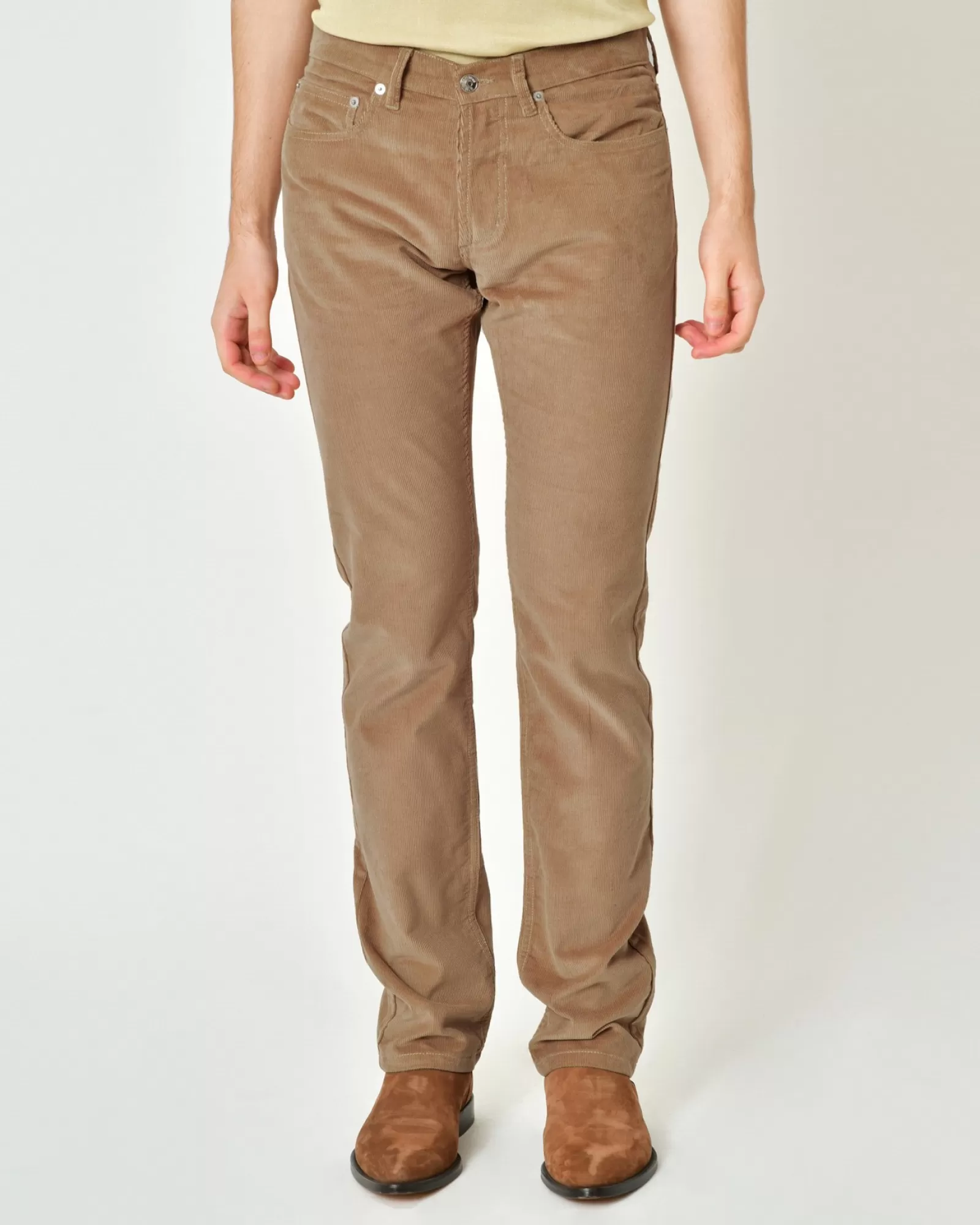 La Piscine Paris Pantalon en coton côtelé Editions M.R Beige Best Sale