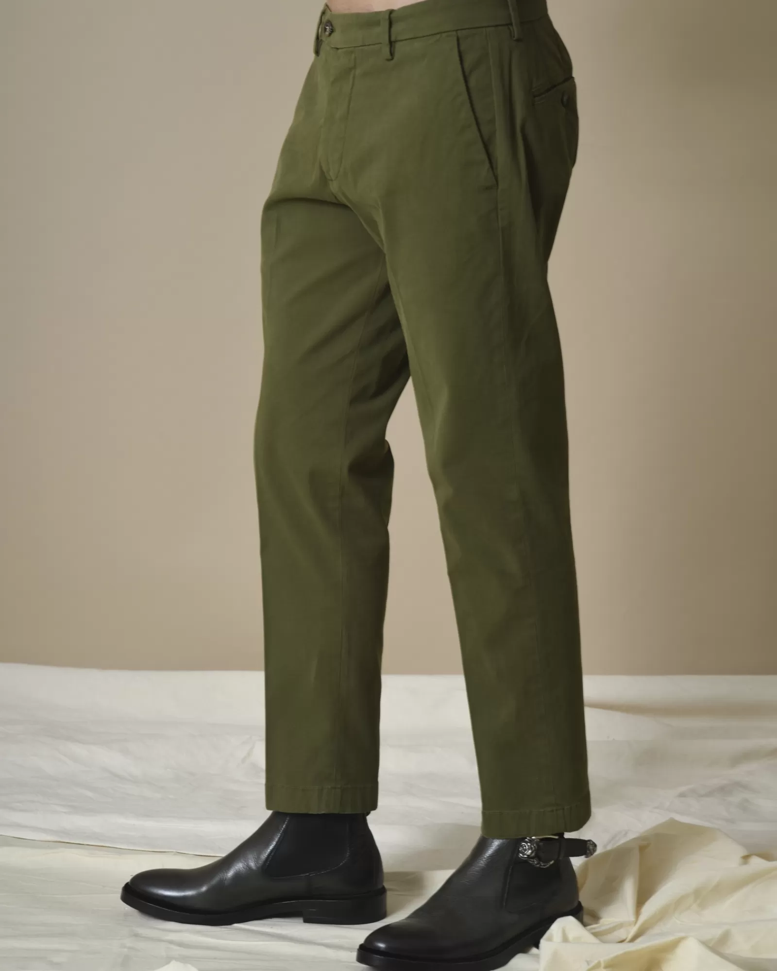 La Piscine Paris Pantalon en coton Cruna Kaki Flash Sale