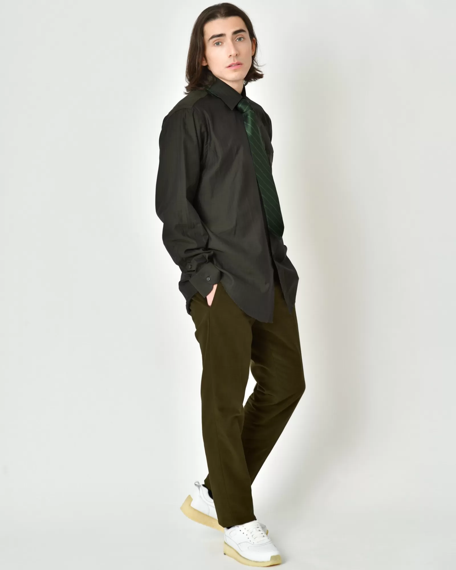 La Piscine Paris Pantalon en coton Lords & Fools Kaki Sale