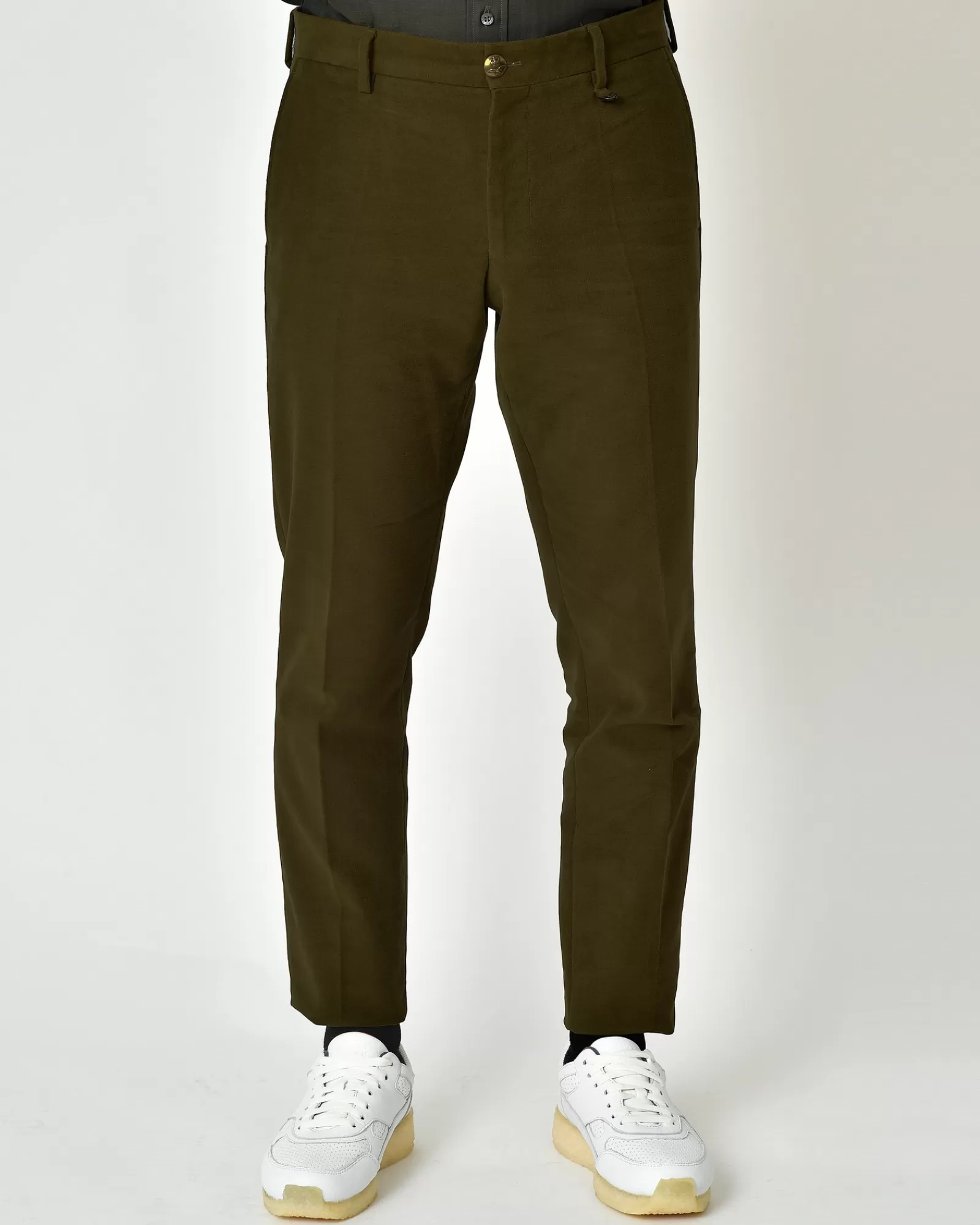 La Piscine Paris Pantalon en coton Lords & Fools Kaki Sale
