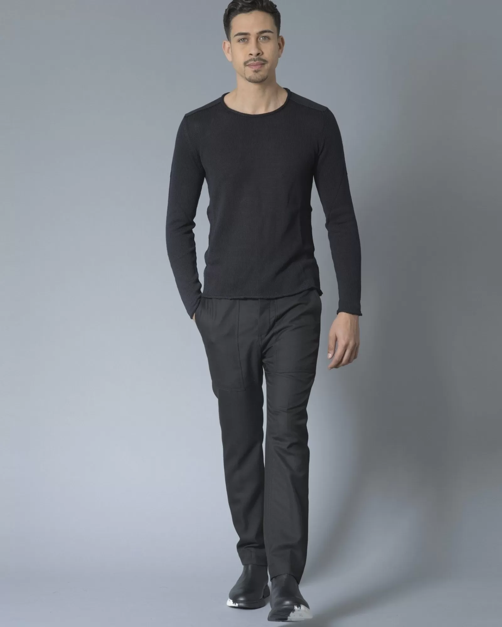 La Piscine Paris Pantalon en coton à poches cargos Ly Adams Noir Hot