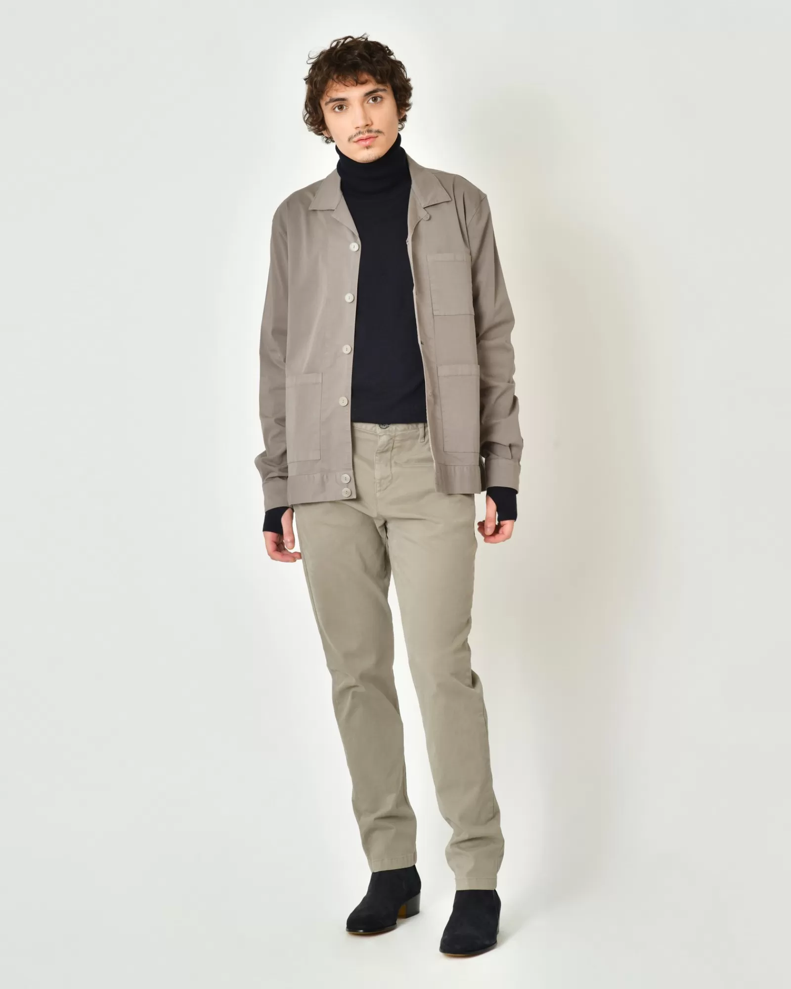 La Piscine Paris Pantalon en coton Ixos Taupe Fashion