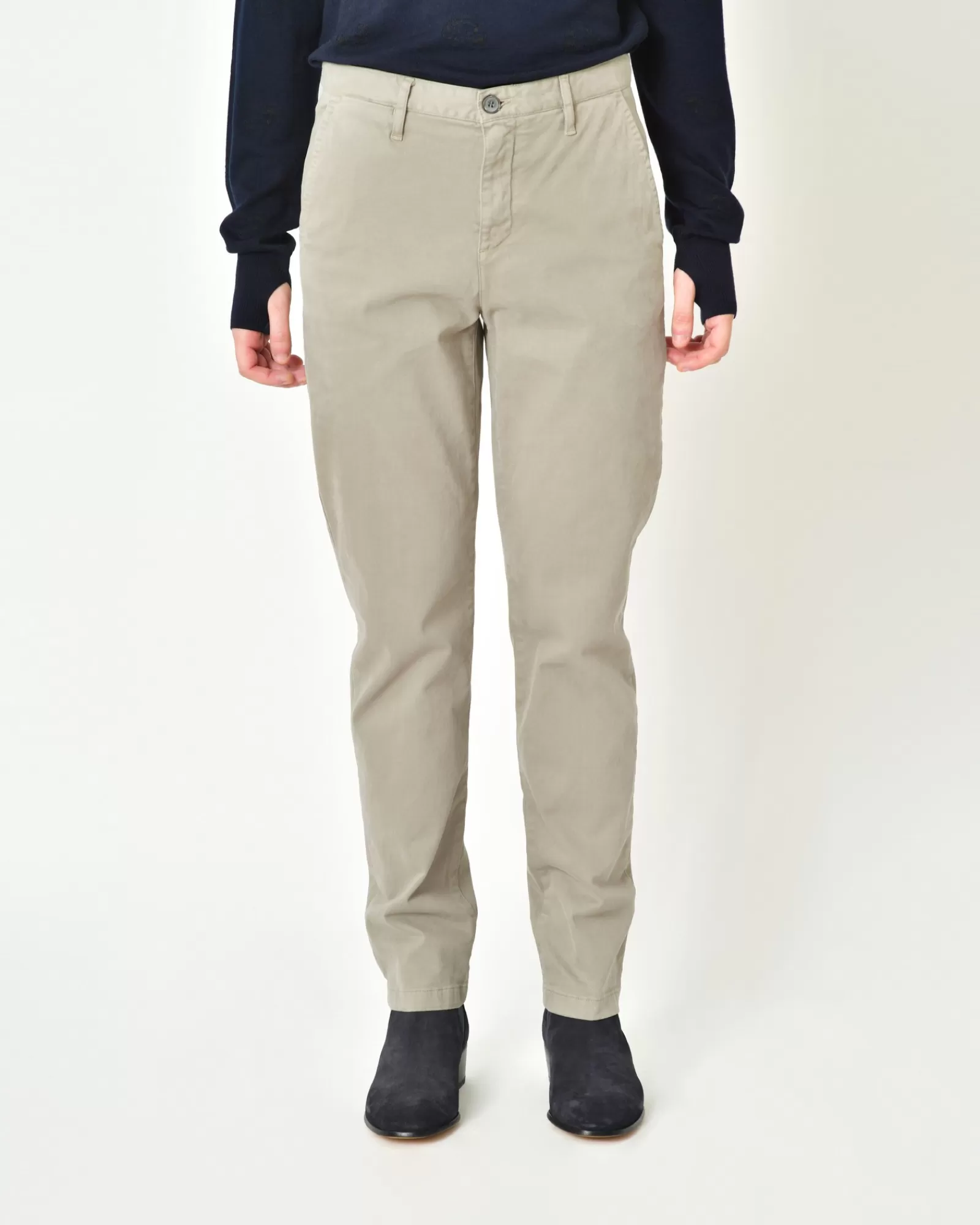 La Piscine Paris Pantalon en coton Ixos Taupe Fashion