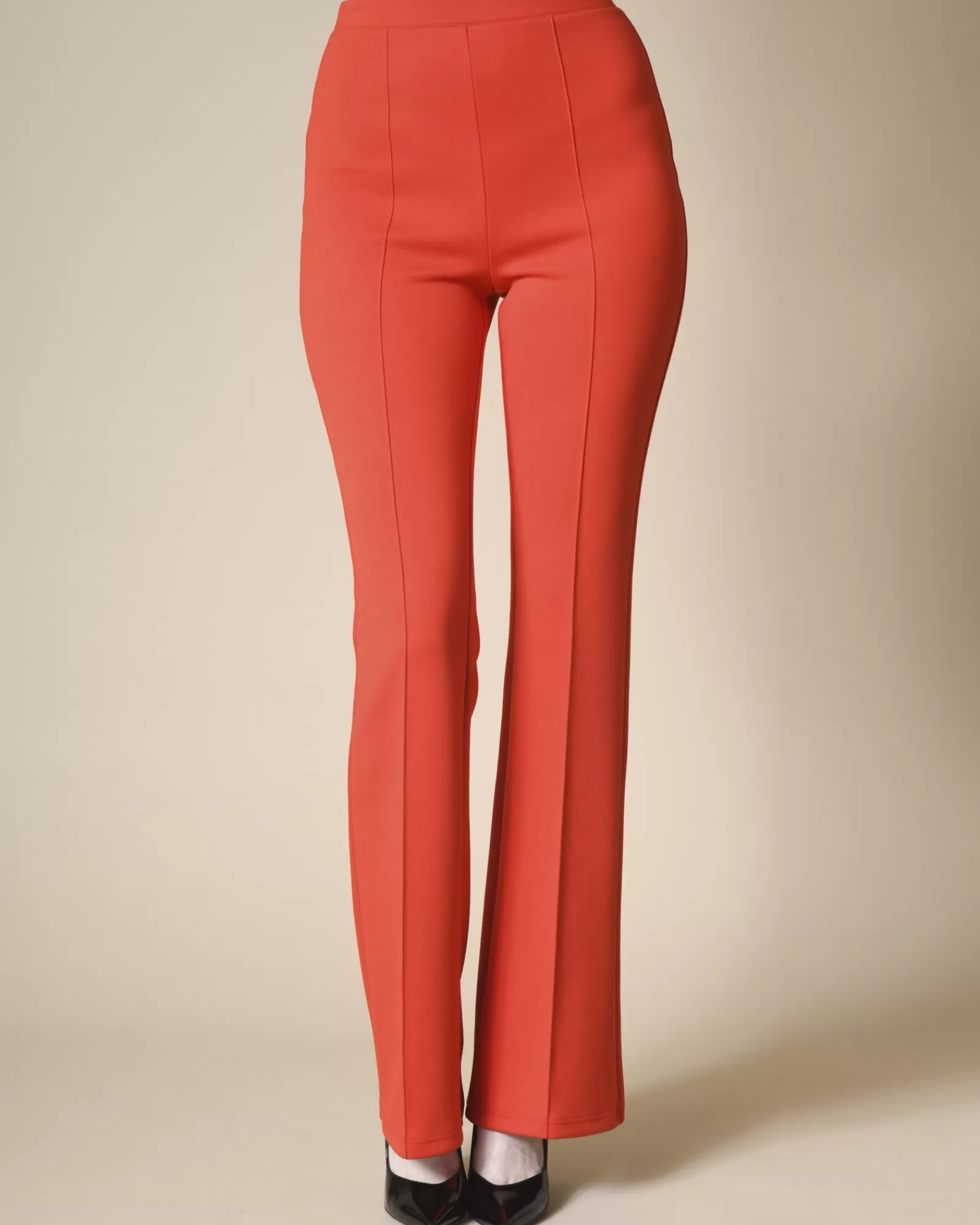 La Piscine Paris Pantalon en jersey évasé Edward Achour Rouge Clearance