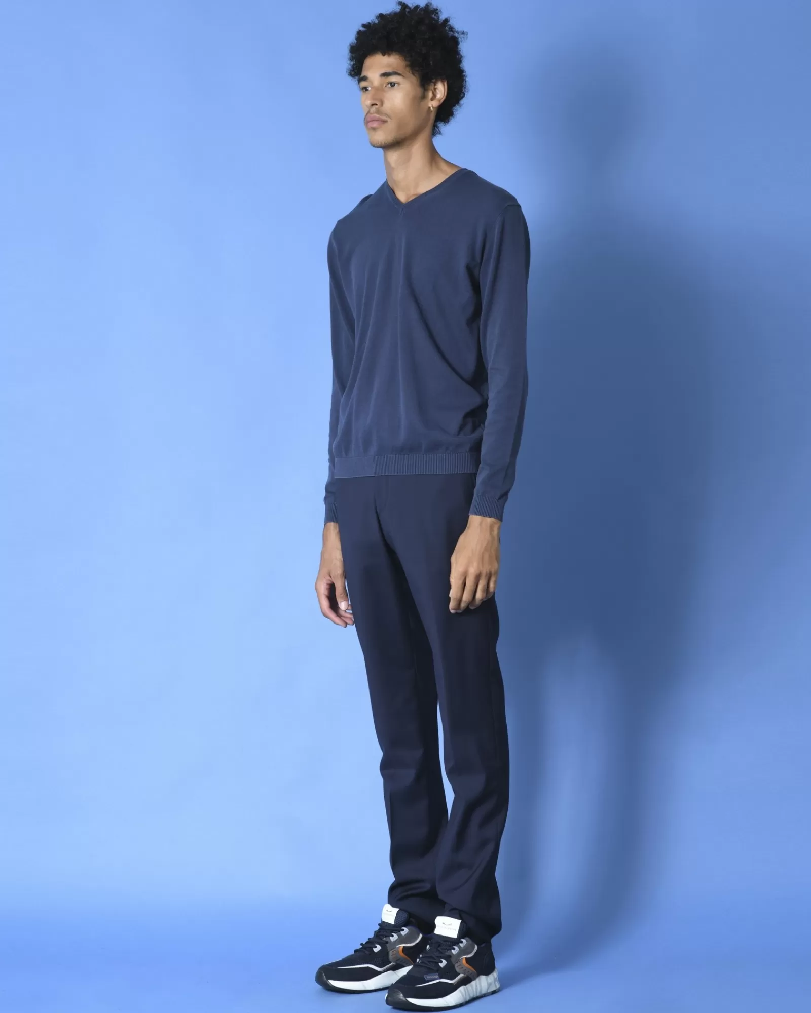 La Piscine Paris Pantalon en laine coupe smoking Pal Zileri Bleu Online