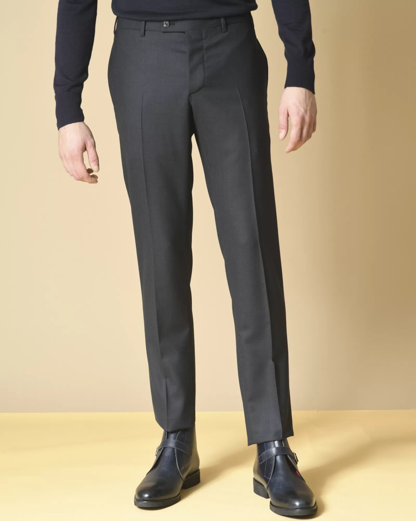 La Piscine Paris Pantalon en laine Gabriele Pasini Bleu Clearance