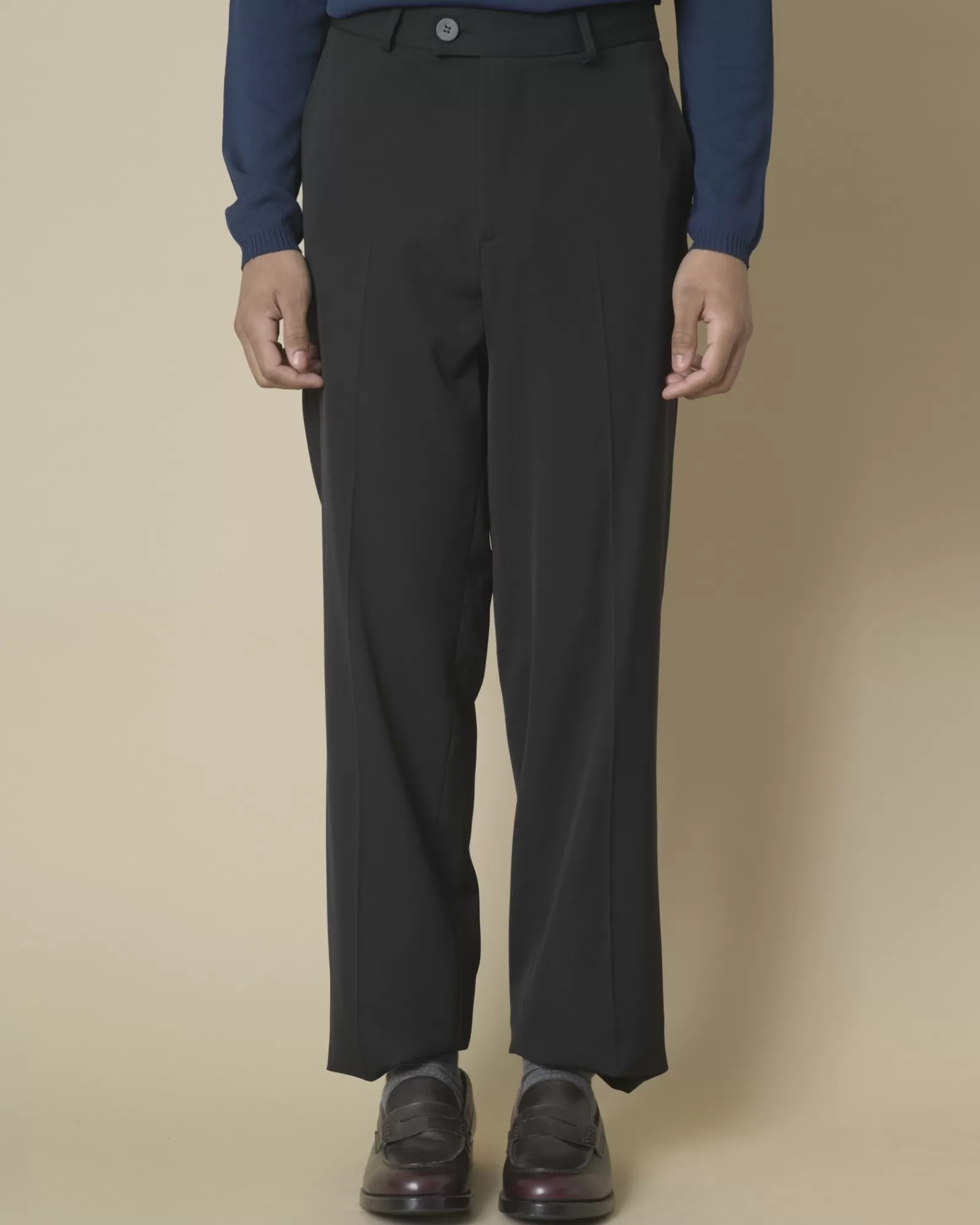 La Piscine Paris Pantalon en laine Isabel Benenato Noir Hot