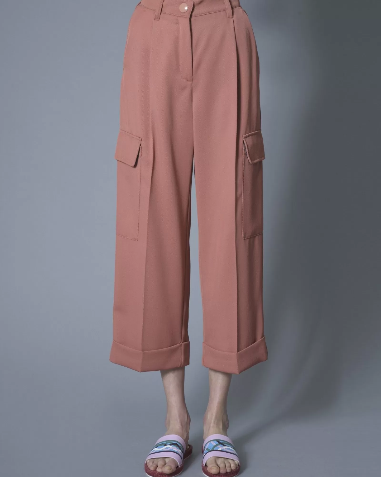 La Piscine Paris Pantalon en laine mélangée Momoni Rose Outlet