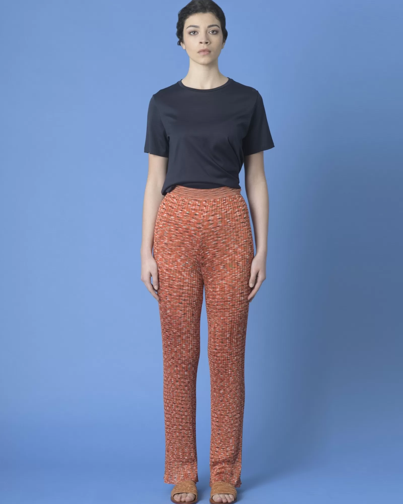 La Piscine Paris Pantalon en maille Missoni Orange New