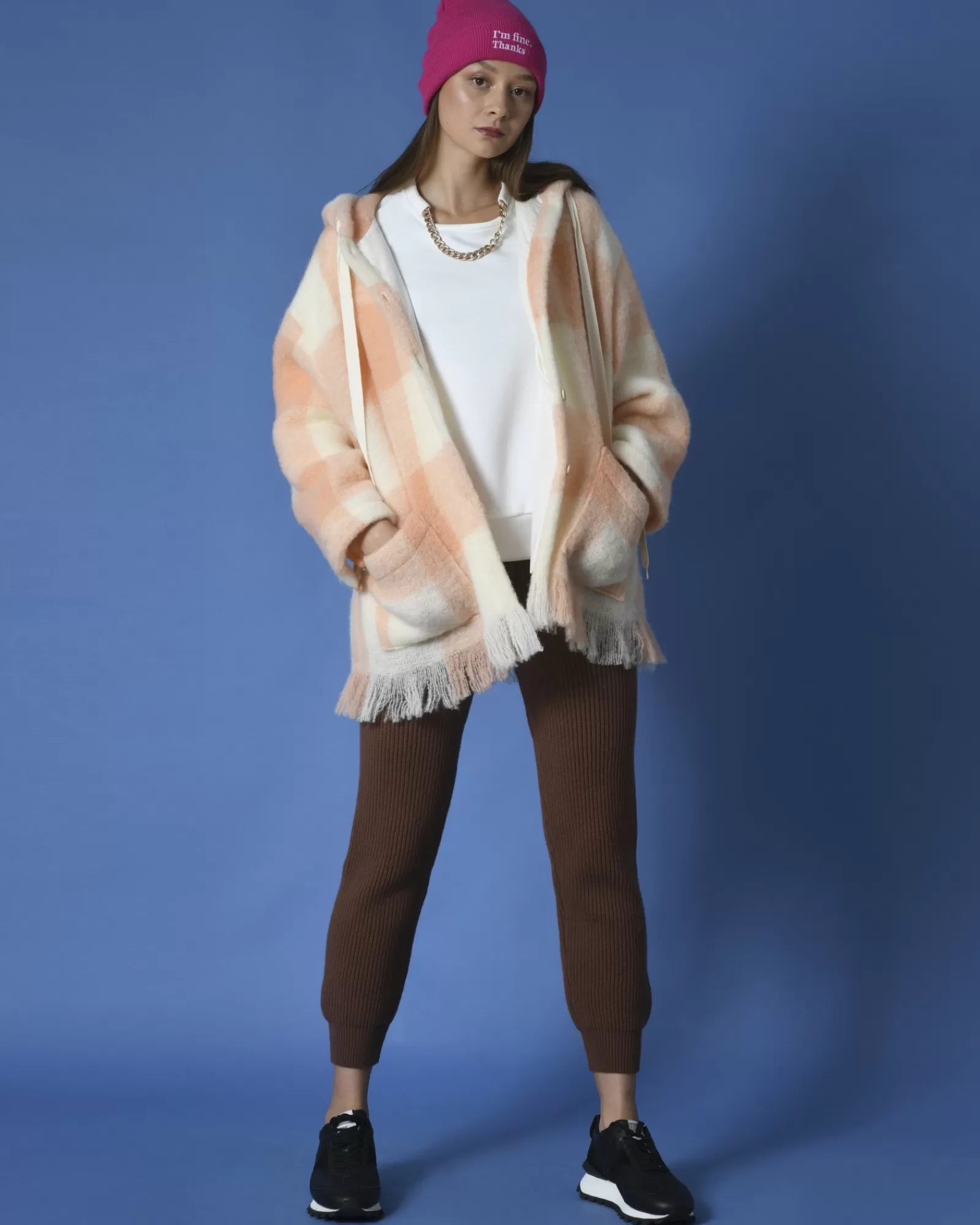 La Piscine Paris Pantalon en maille Tela Marron Online