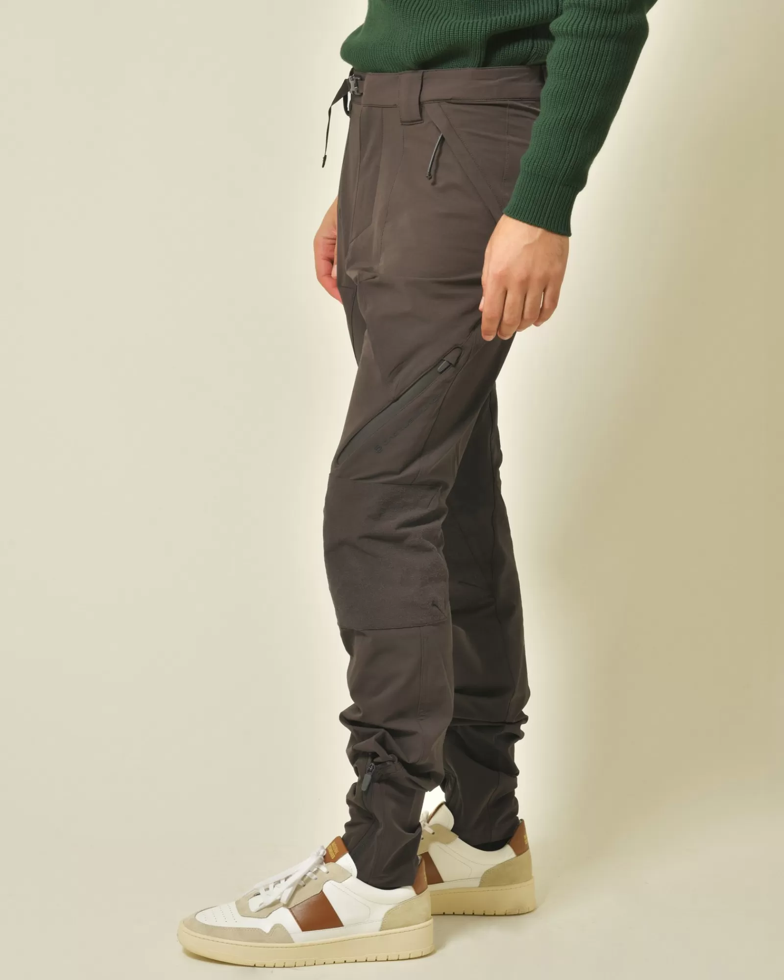 La Piscine Paris Pantalon en stretch à empiècements Nike Marron Online