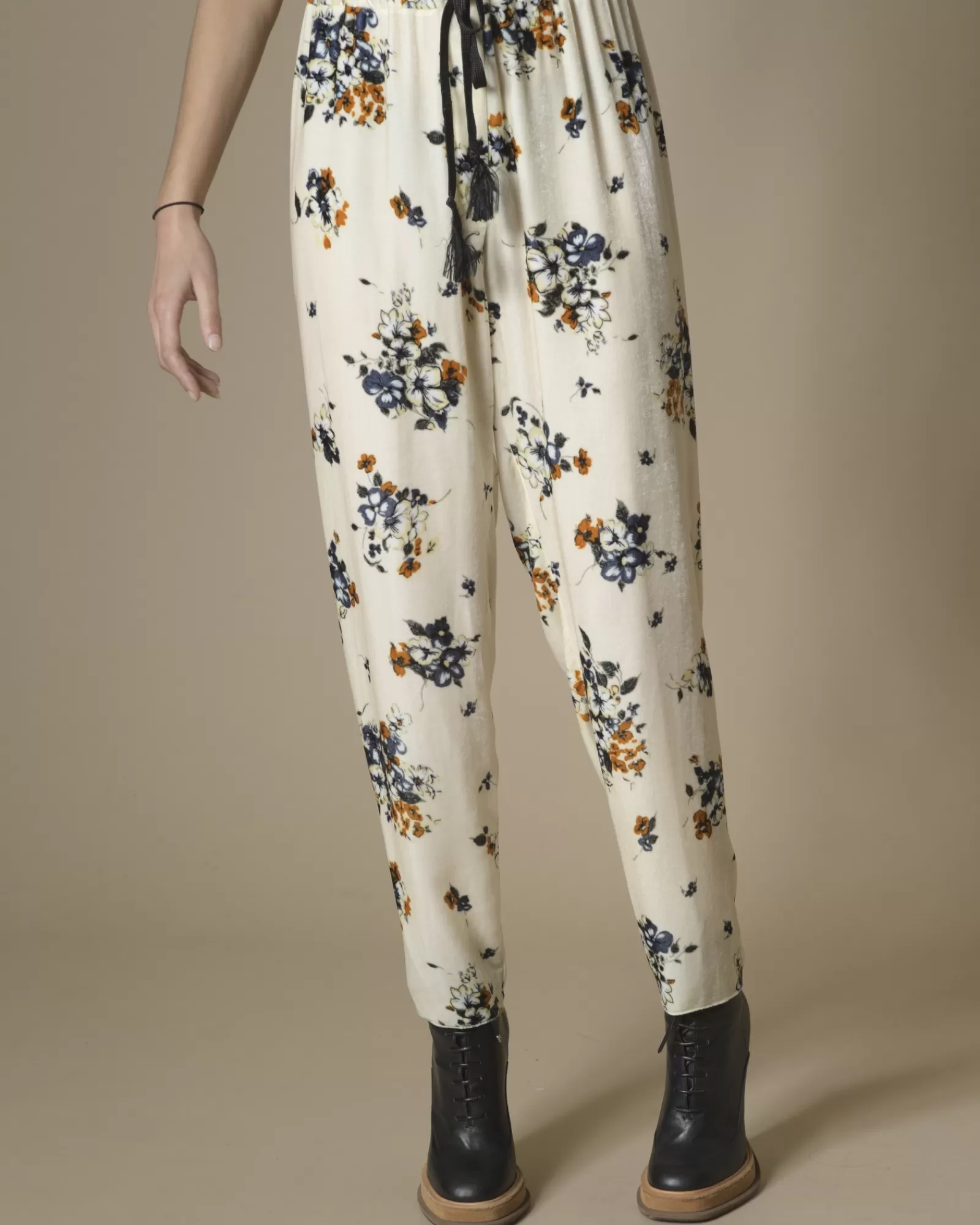 La Piscine Paris Pantalon fluide velours Forte Forte Beige Online