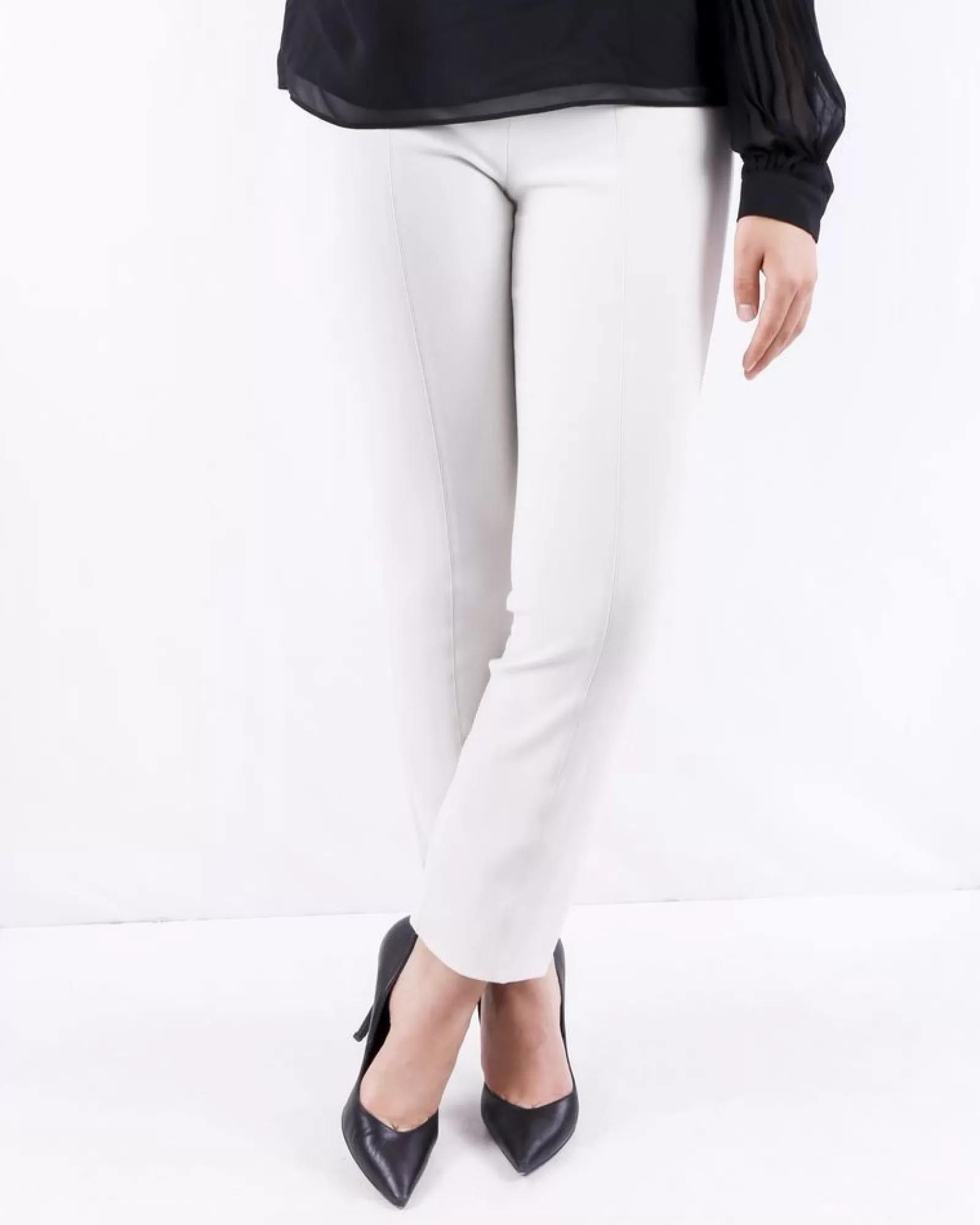 La Piscine Paris Pantalon fuseau ecru Vince Blanc Discount