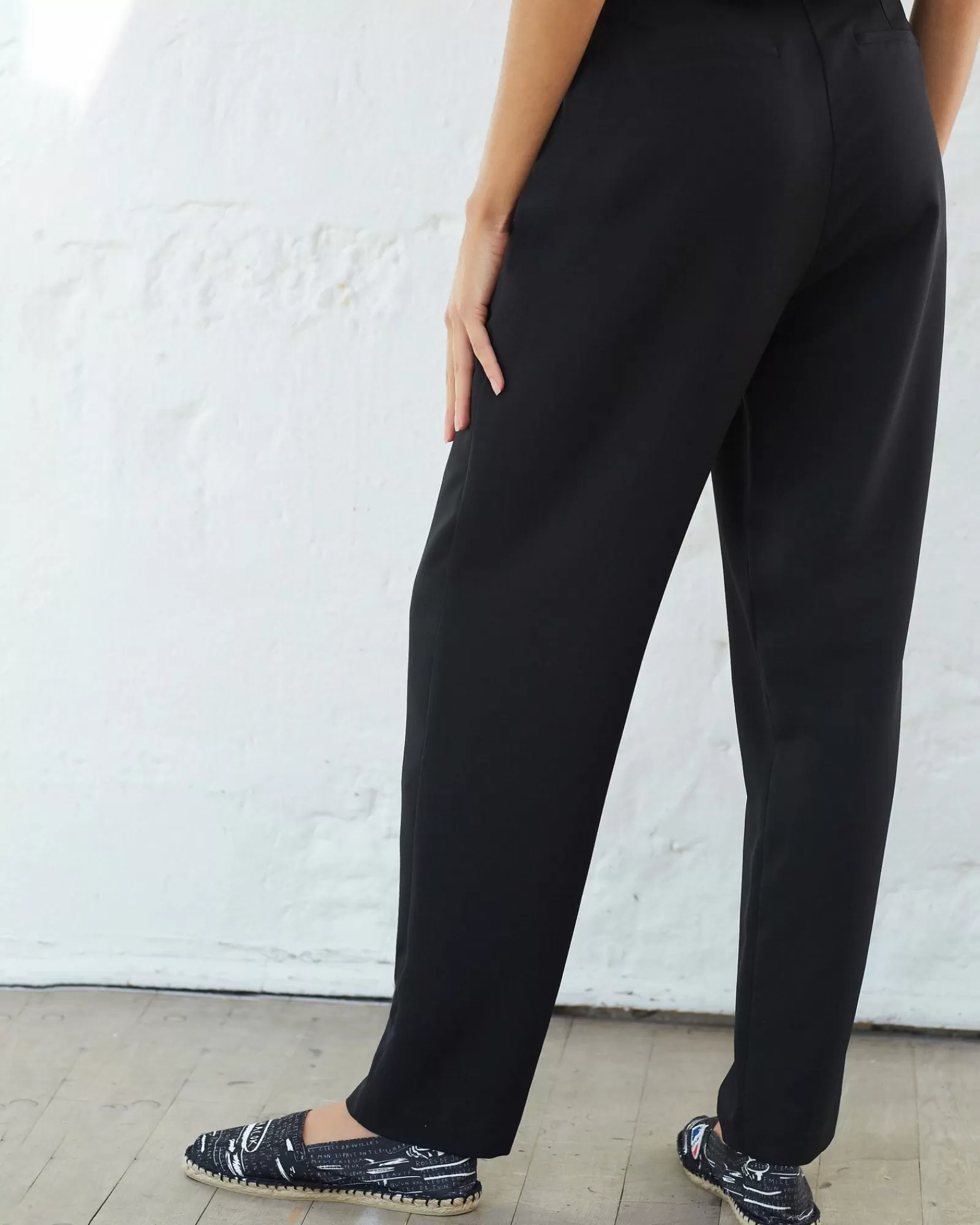 La Piscine Paris Pantalon fuselé à taille haute Chacok Noir Online