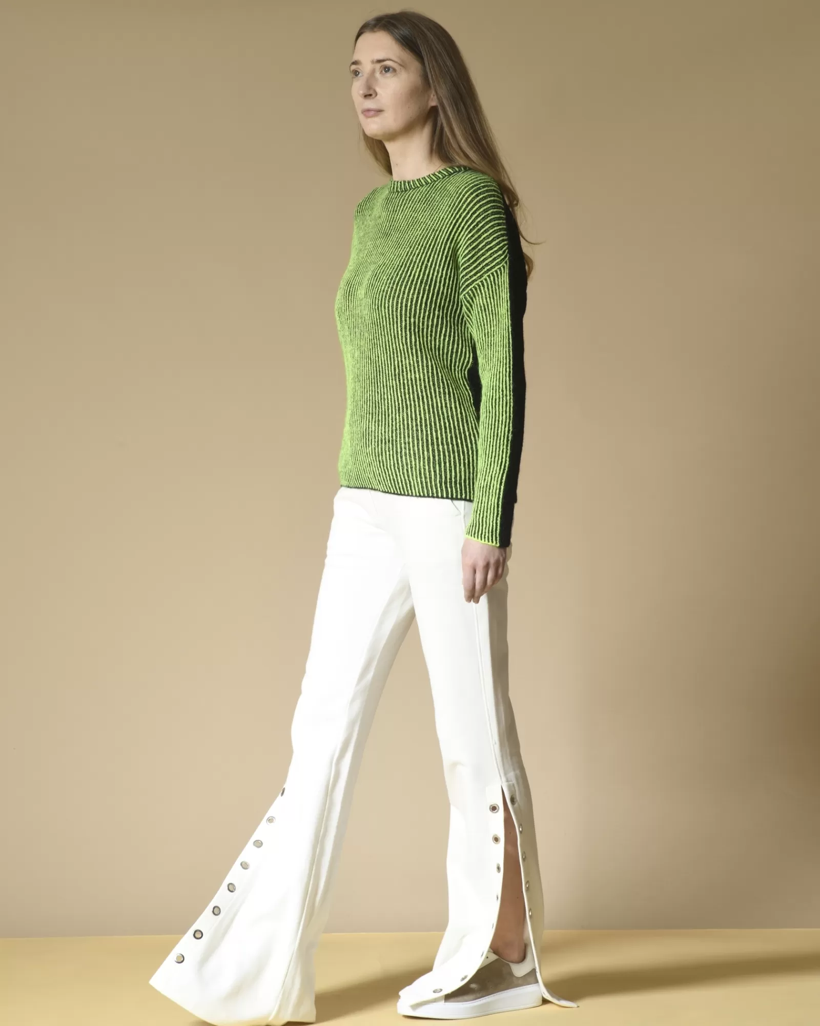 La Piscine Paris Pantalon jogging evasé Jijil Blanc Hot