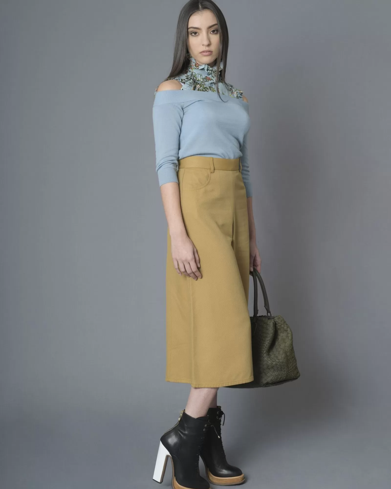La Piscine Paris Pantalon large raccourci See by Chloé Camel Cheap