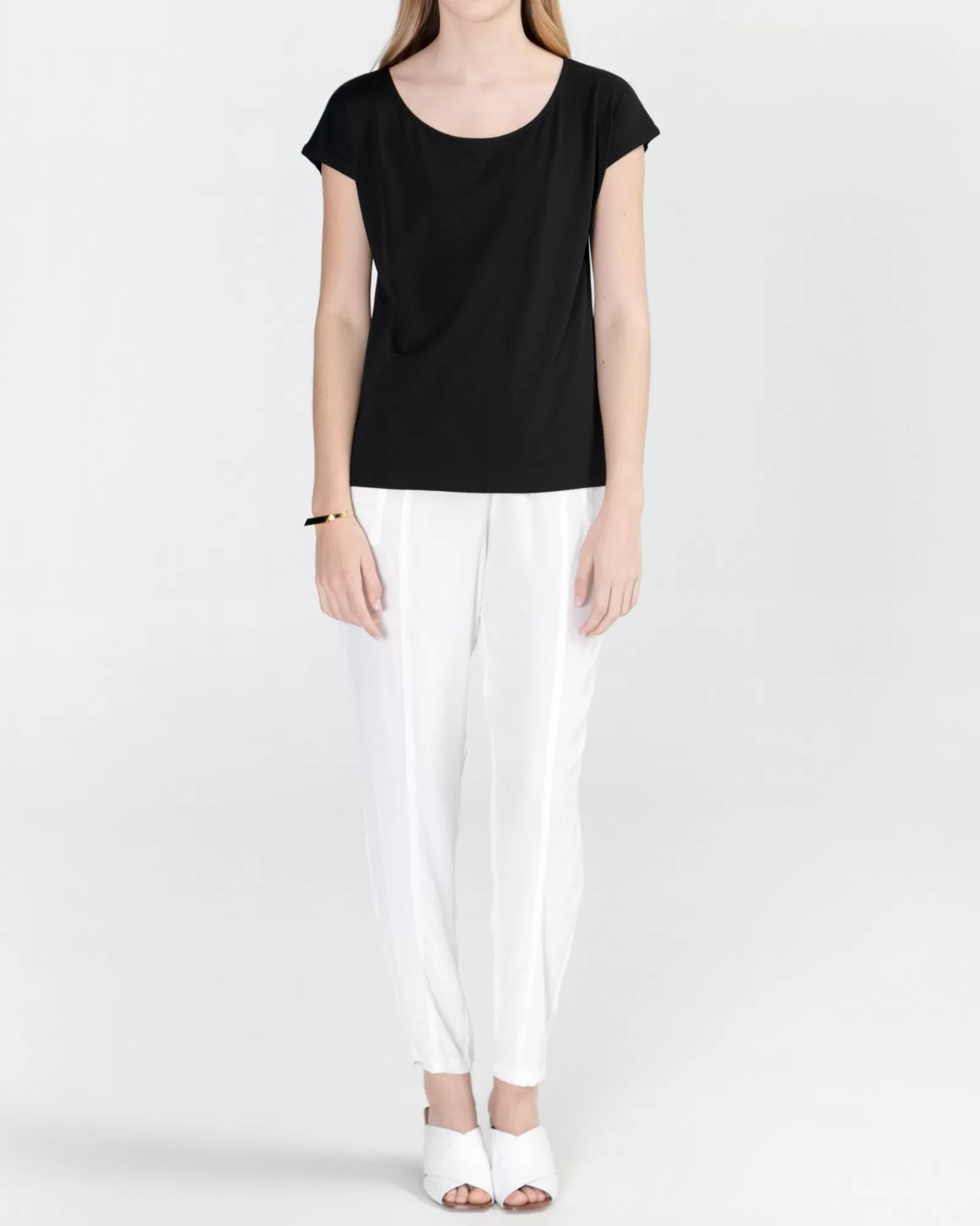 La Piscine Paris Pantalon léger Chacok Blanc New