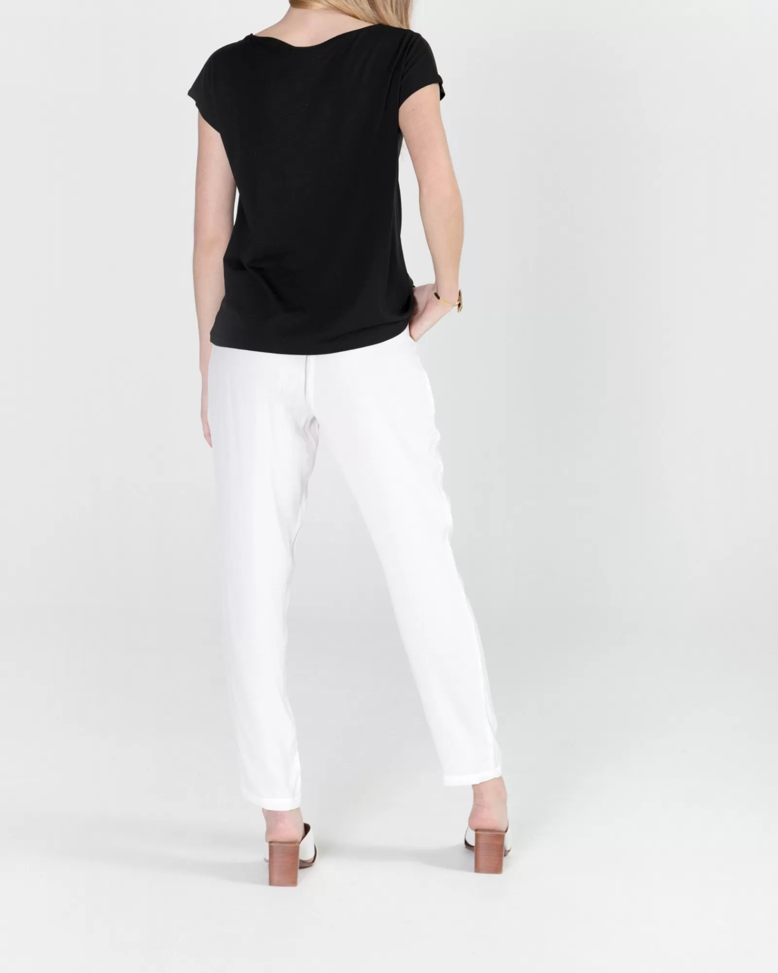La Piscine Paris Pantalon léger Chacok Blanc New