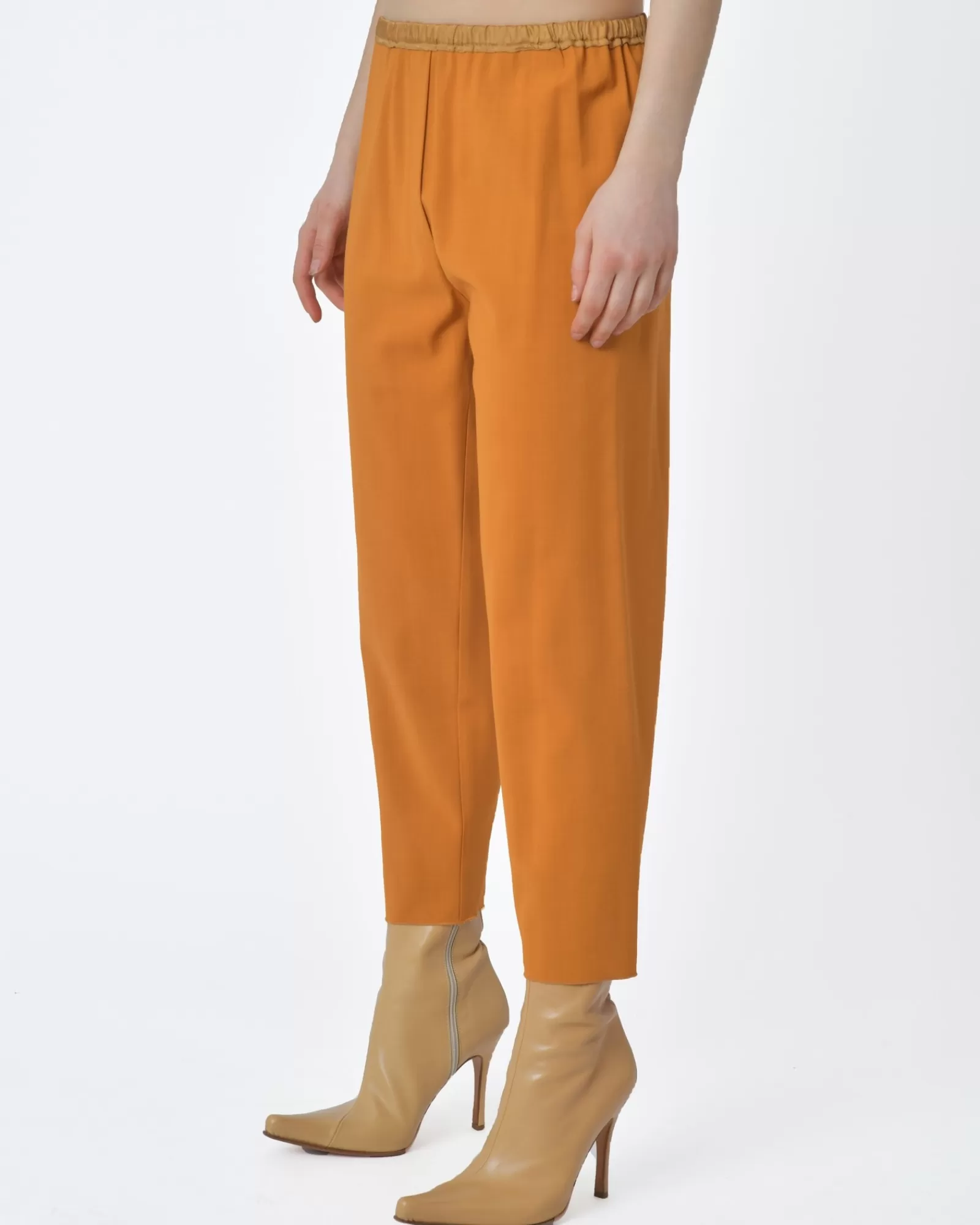 La Piscine Paris Pantalon ocre Forte Forte Orange Shop