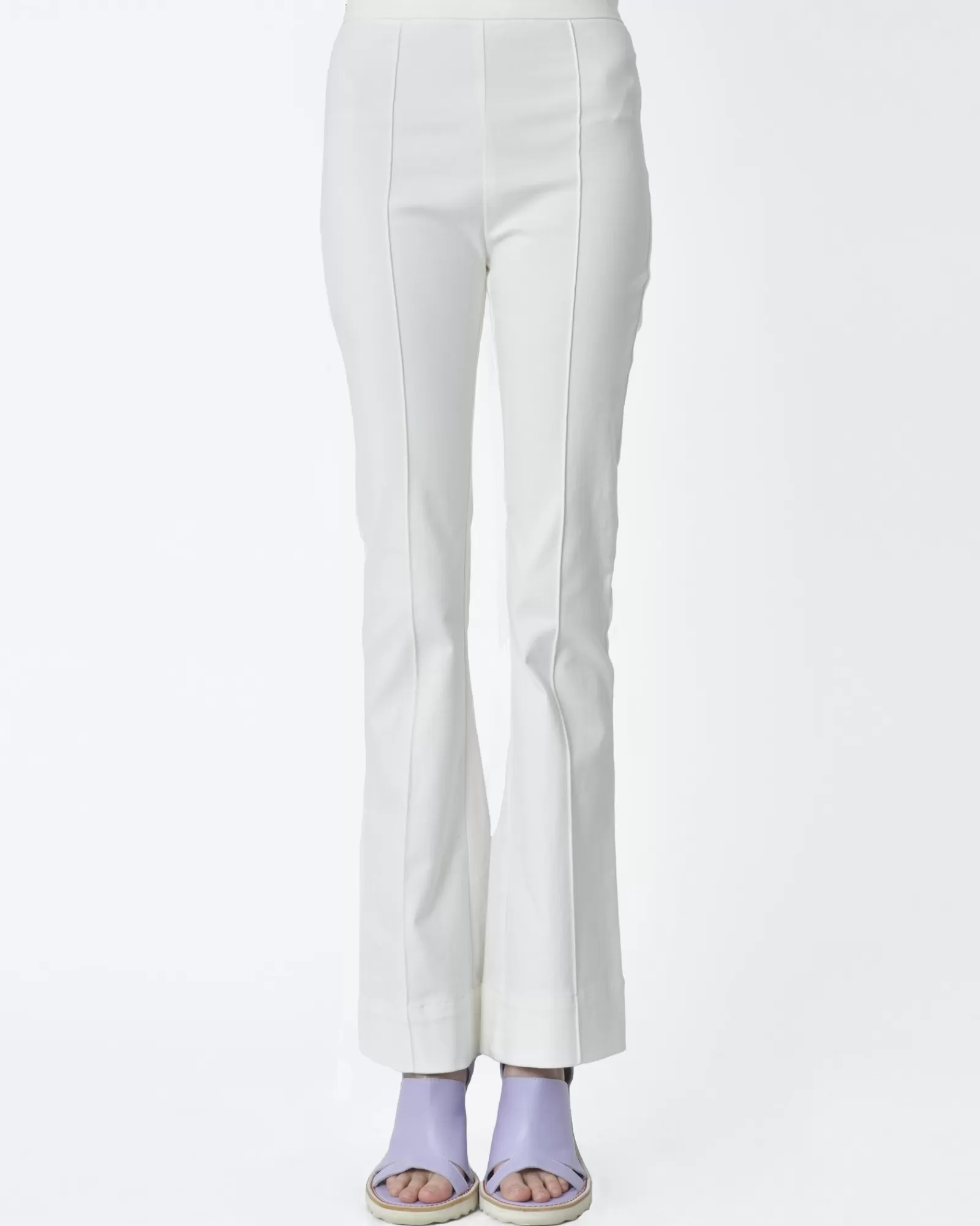 La Piscine Paris Pantalon évasé Edward Achour Blanc Cheap
