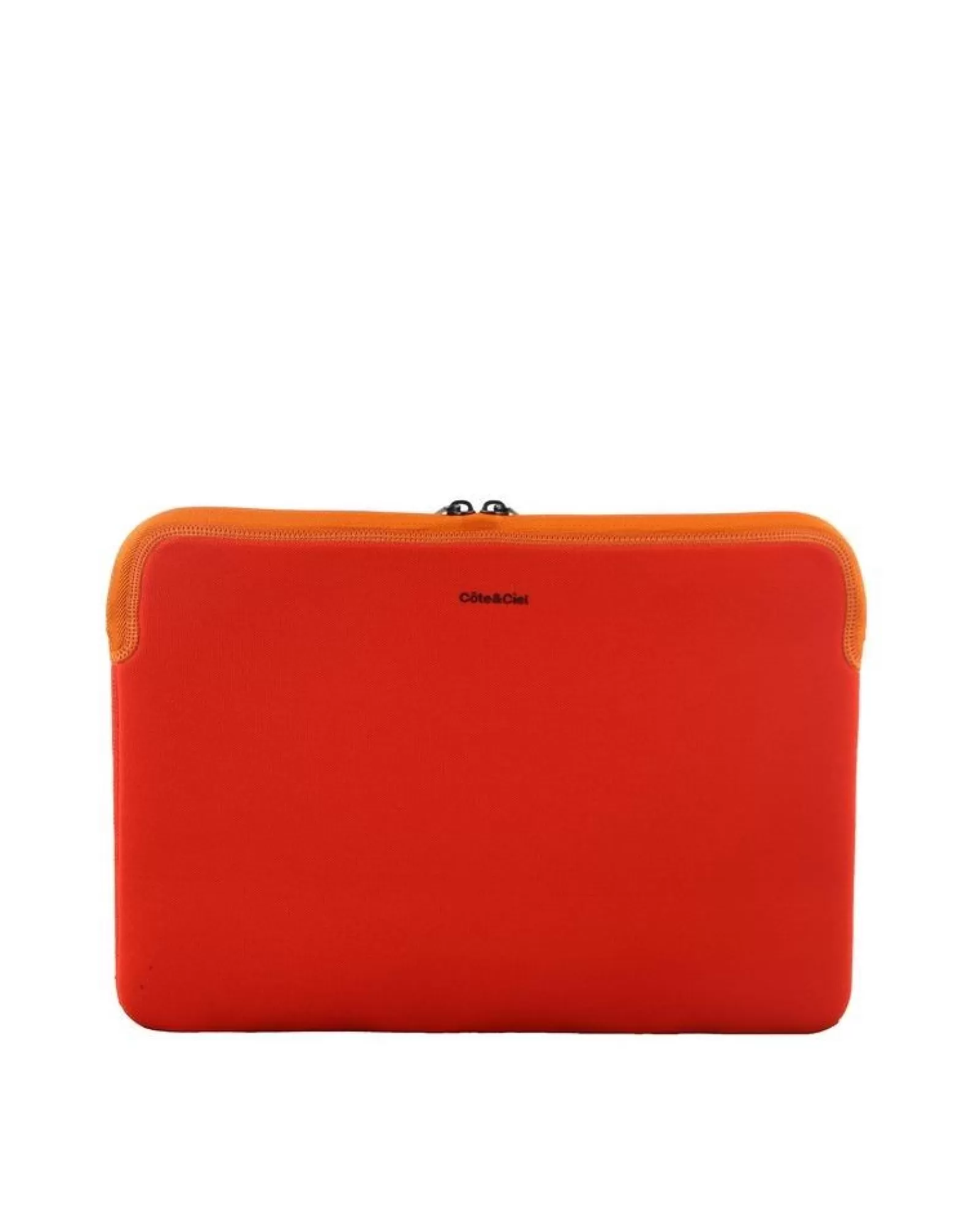 La Piscine Paris Pochette horizontale ordinateur zippée Cote & Ciel Orange Online