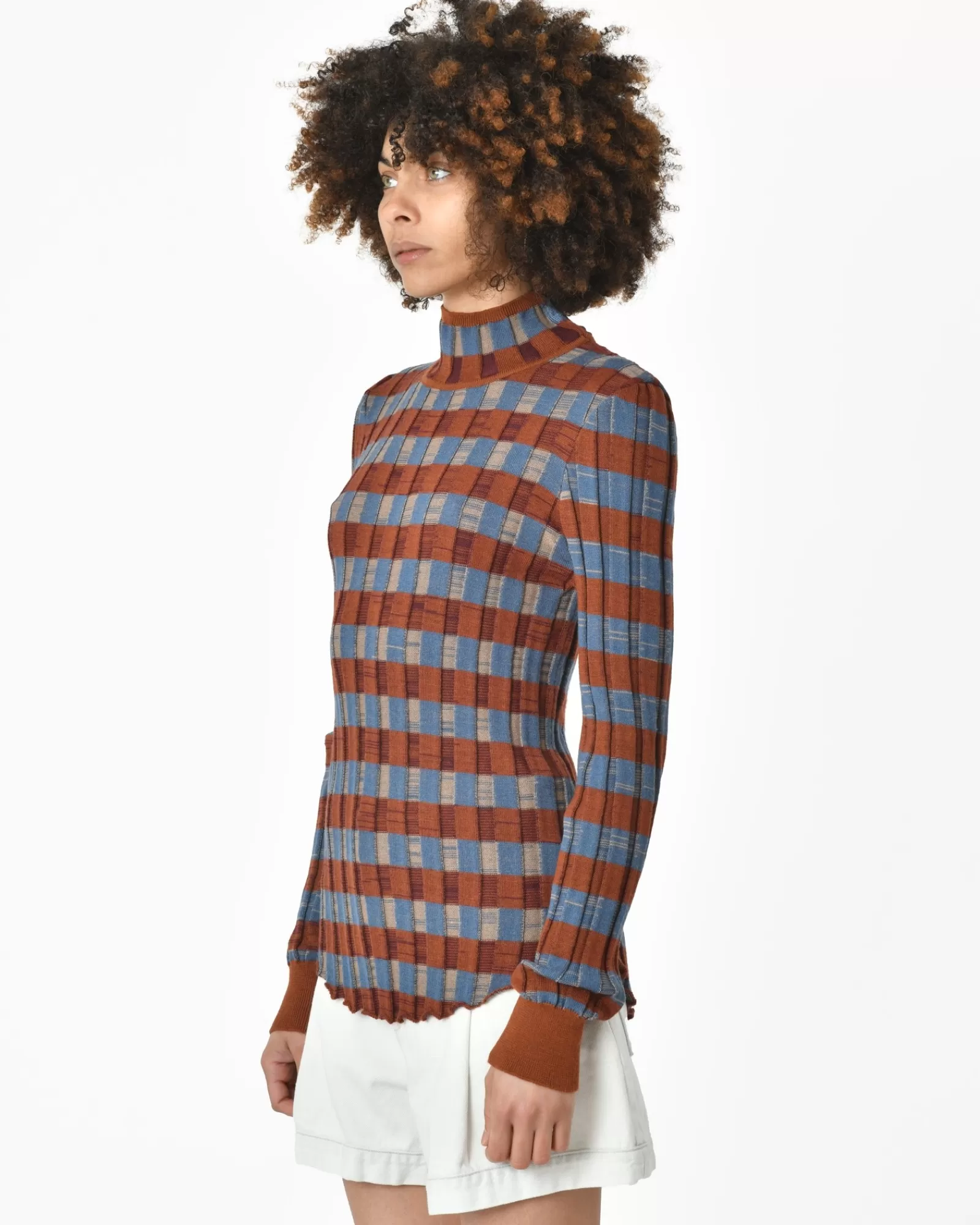 La Piscine Paris Pull col roulé Tela Marron Online