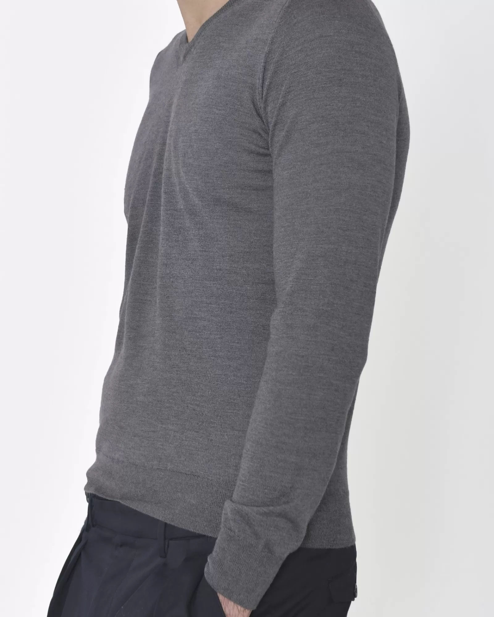 La Piscine Paris Pull col V Vneck Gris Flash Sale