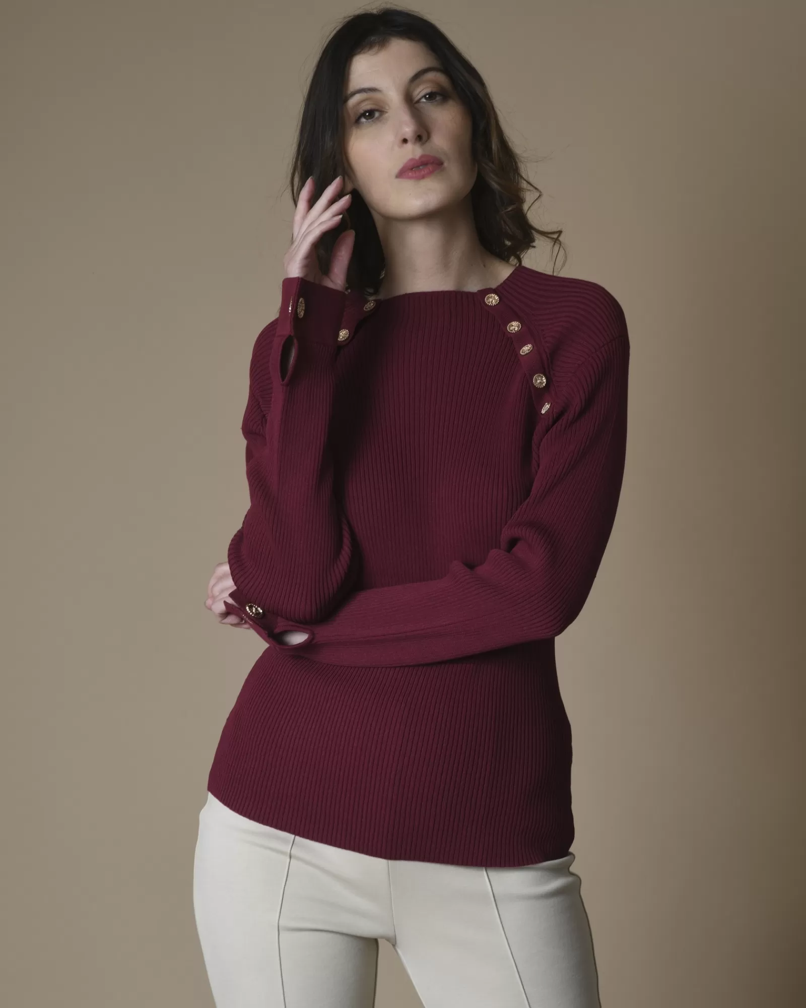 La Piscine Paris Pull côtelé Edward Achour Bordeaux Sale