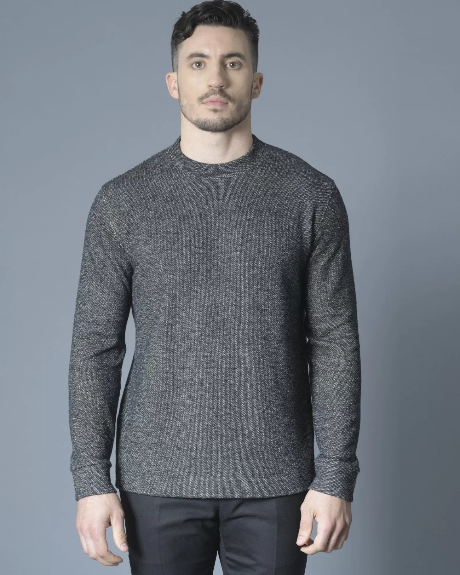 La Piscine Paris Pull en alpaga chiné Daniele Fiesoli Gris Fashion
