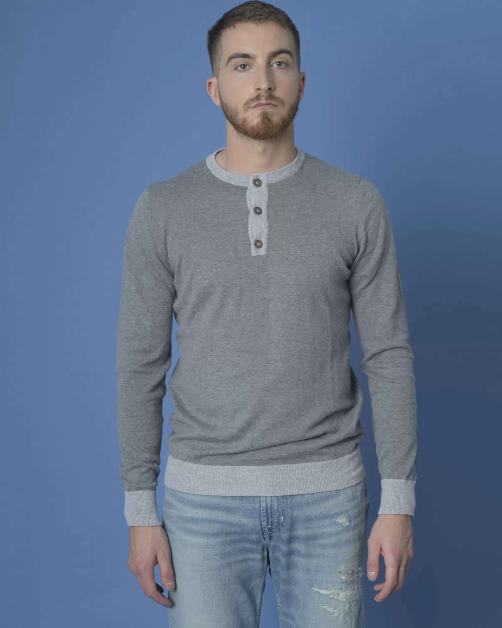 La Piscine Paris Pull en coton Breuer Gris Best Sale