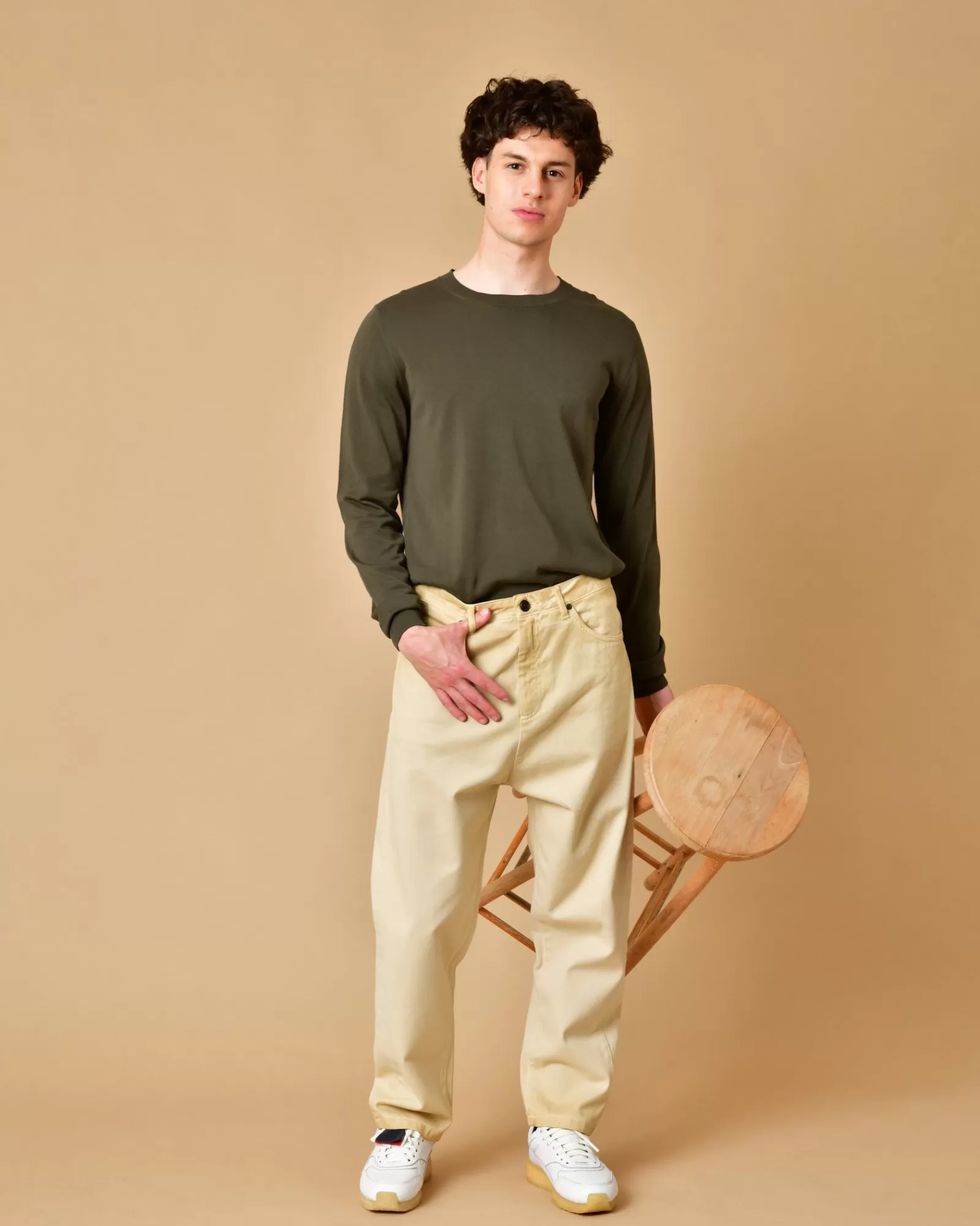 La Piscine Paris Pull en coton AT.P.CO Vert Discount