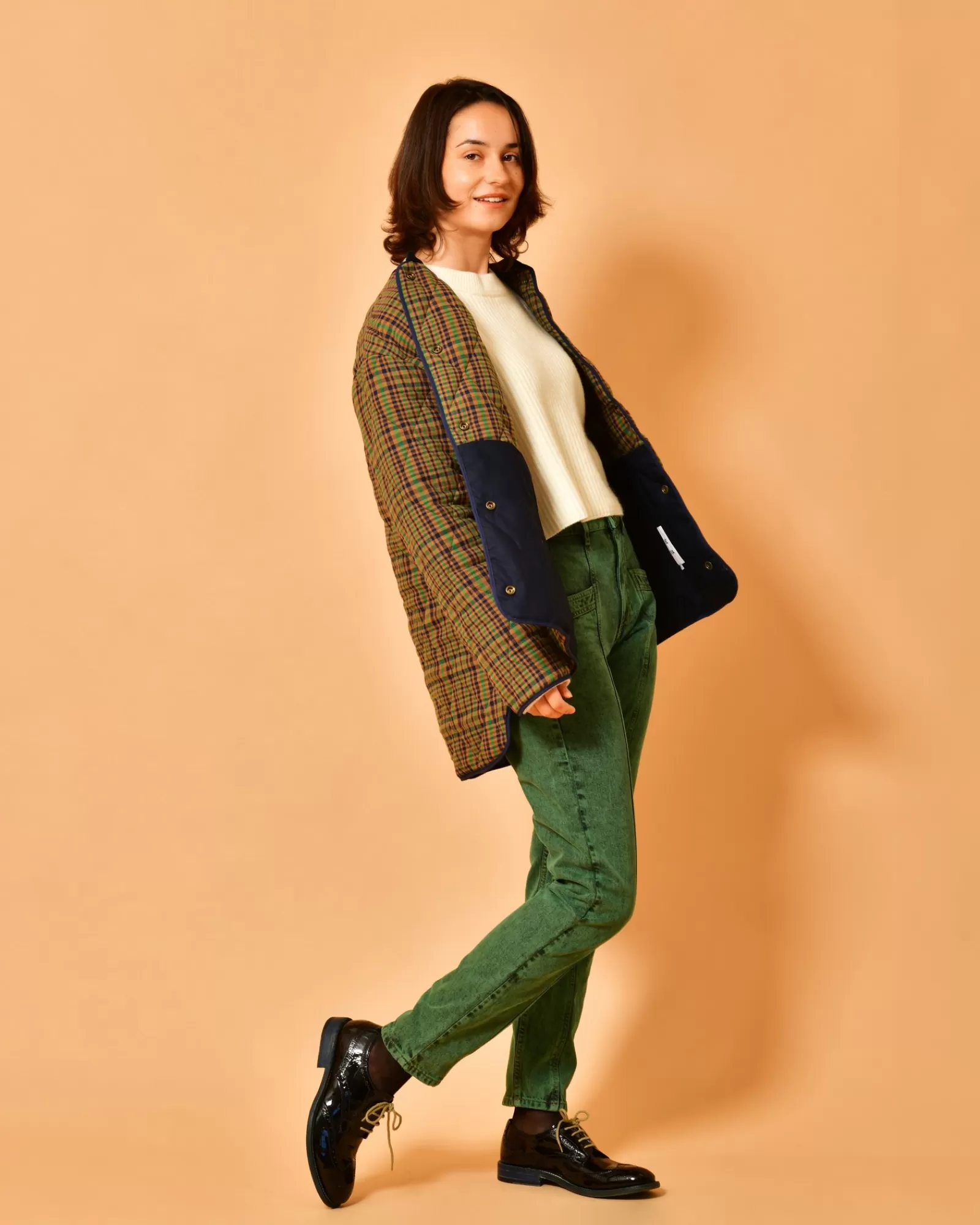 La Piscine Paris Pull en laine raccourci People Of Shibuya Beige Flash Sale
