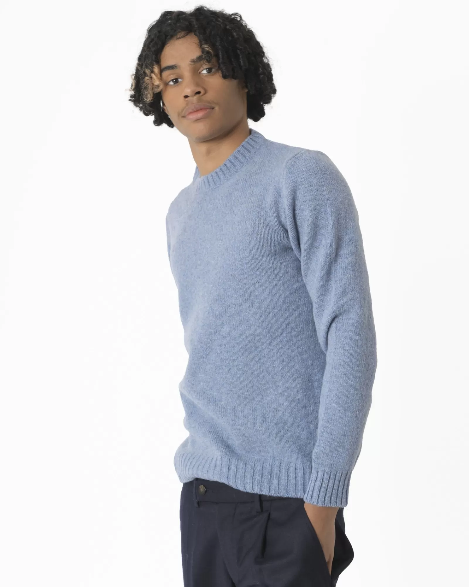 La Piscine Paris Pull en laine Casheart Bleu Fashion