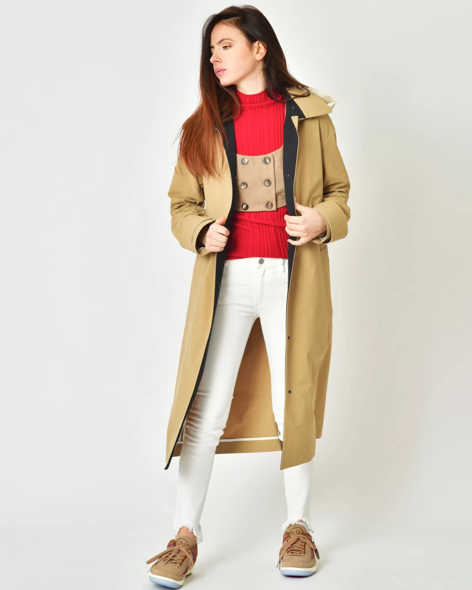 La Piscine Paris Pull en laine côtelé Malloni Rouge Flash Sale