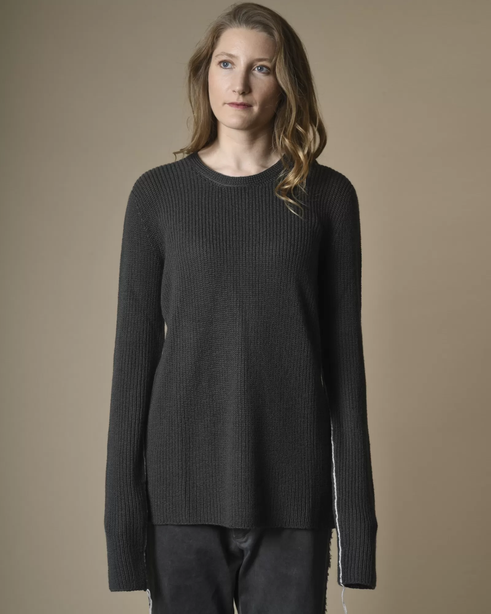 La Piscine Paris Pull en laine mélangée Lost & Found Gris Shop