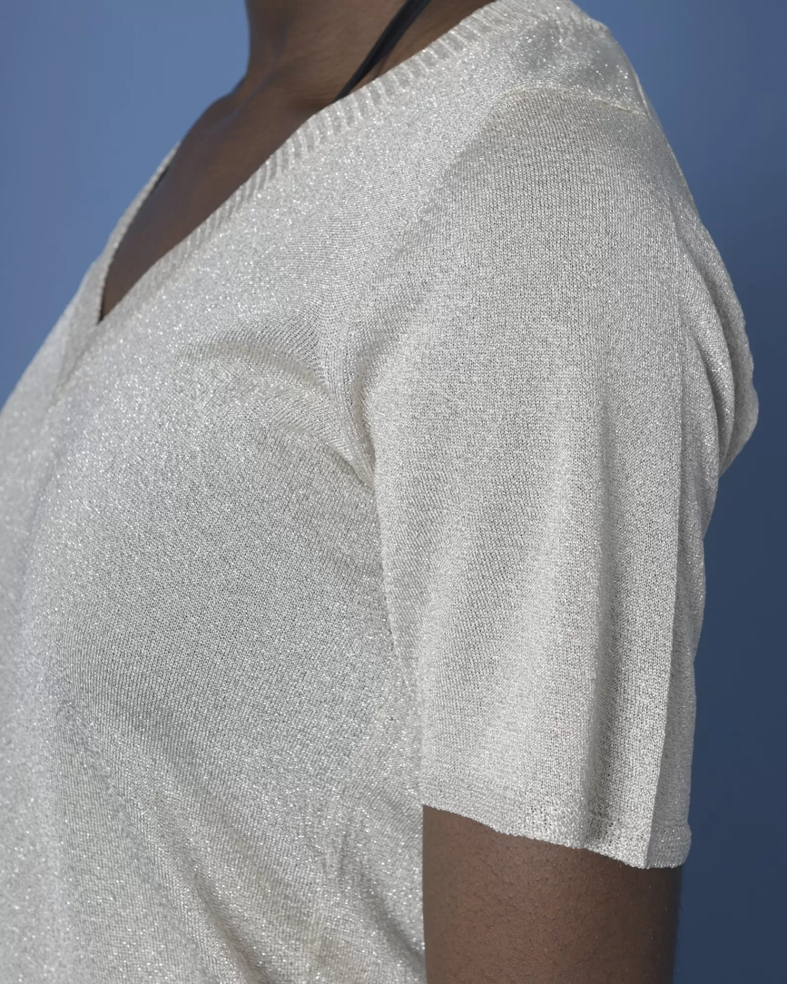 La Piscine Paris Pull en maille Daniele Fiesoli Beige Clearance