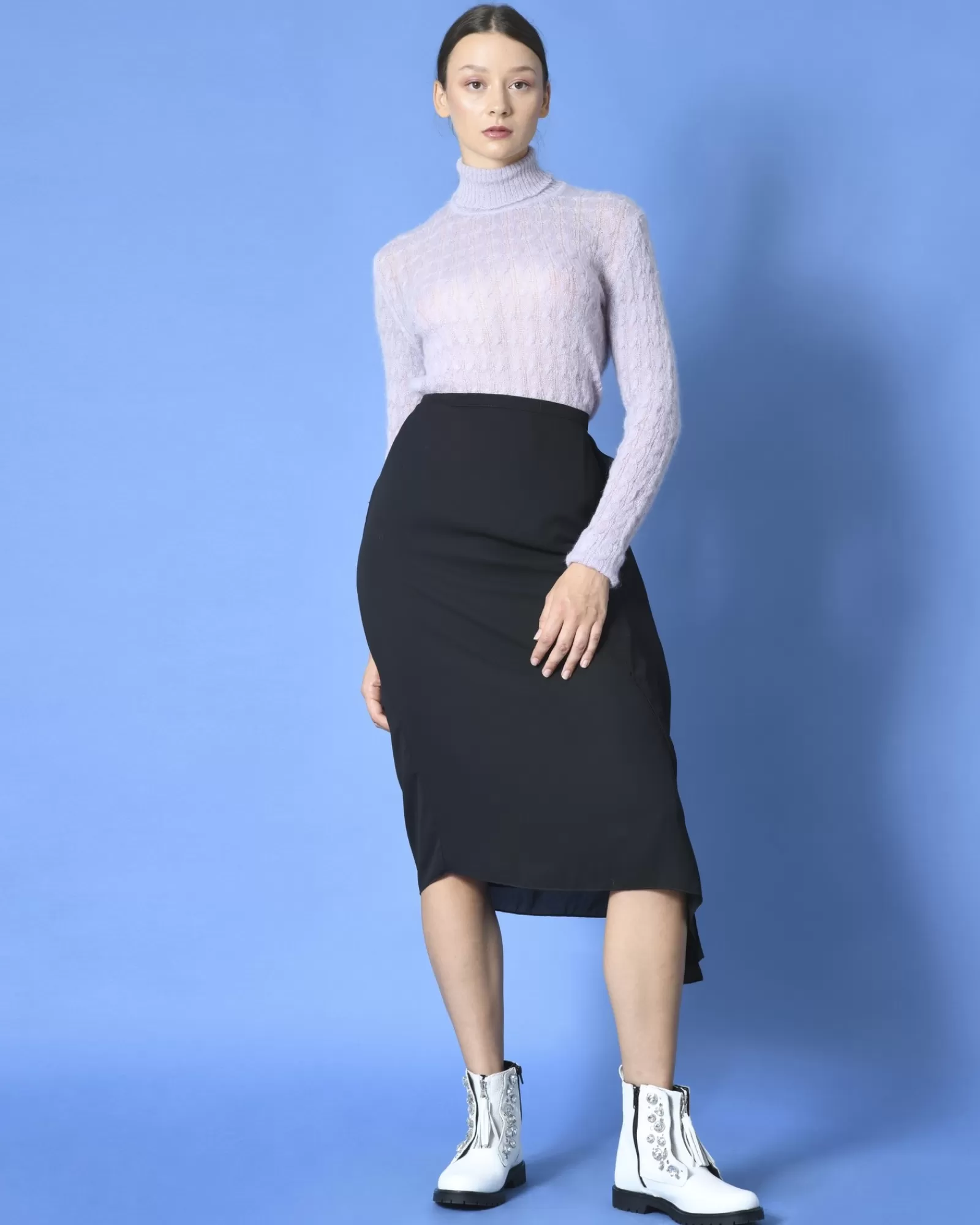 La Piscine Paris Pull en mohair Tela Violet Online