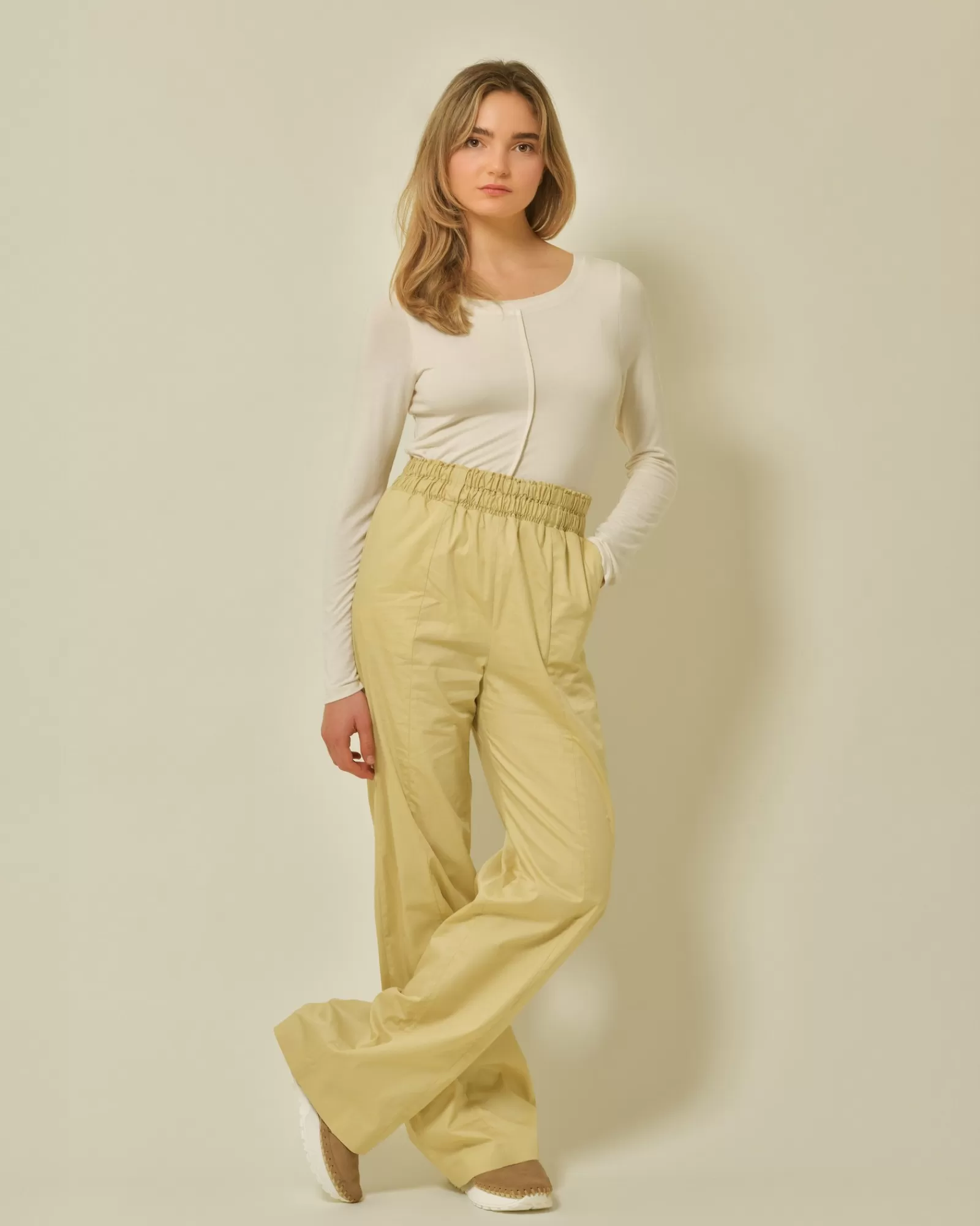 La Piscine Paris Pull en viscose doux Malloni Beige Fashion