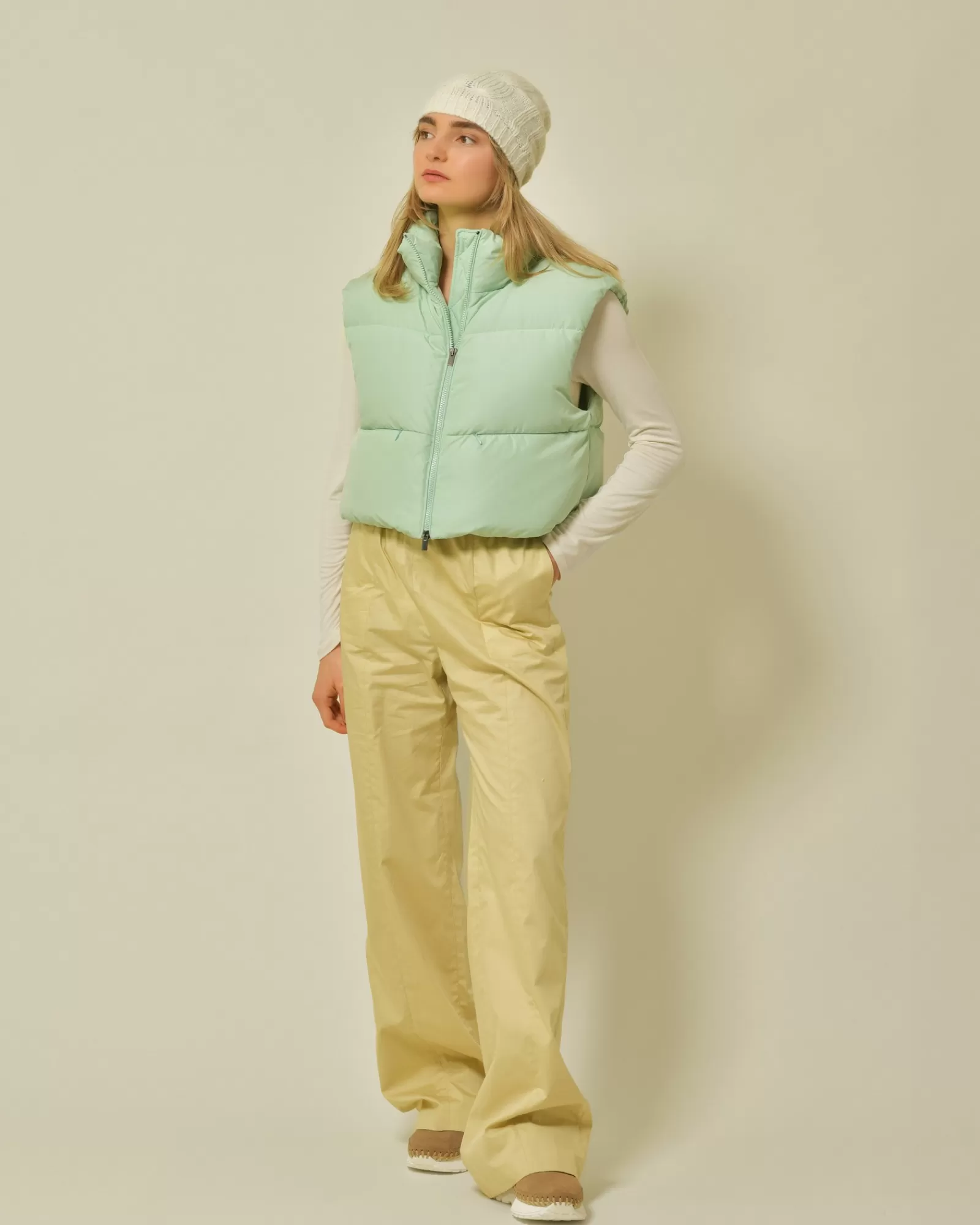 La Piscine Paris Pull en viscose doux Malloni Beige Fashion