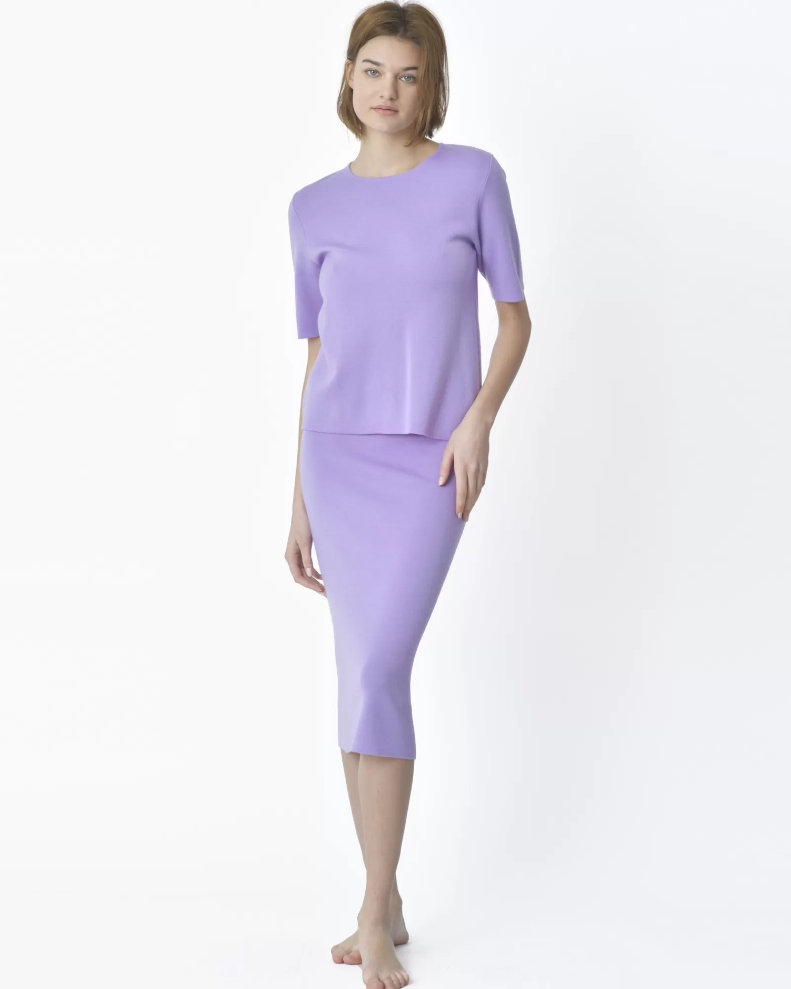 La Piscine Paris Pull maille d'ensemble te P.A.R.O.S.H Violet Fashion