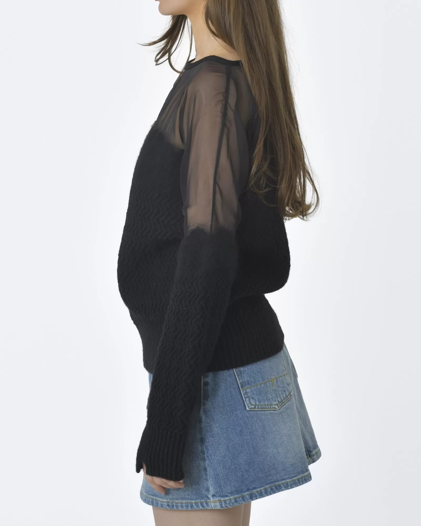 La Piscine Paris Pull Stefano Mortari Noir Flash Sale